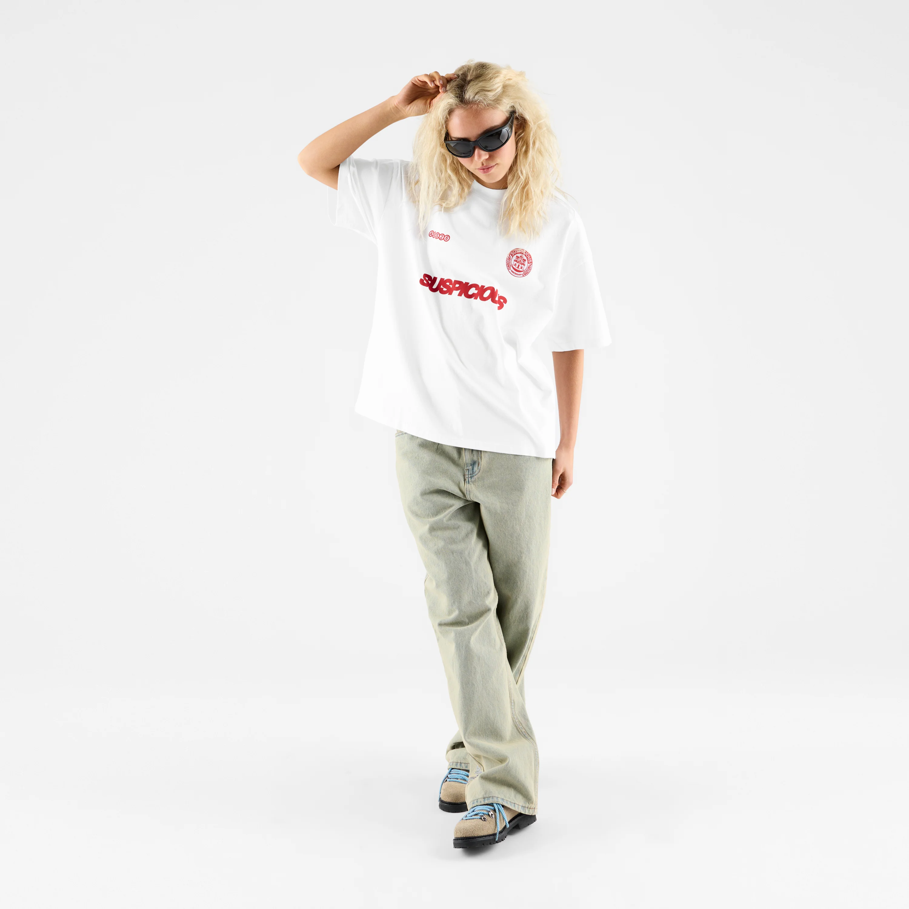 2026 Store Exclusives Football / Emblem AMS Tee - White - Image 3