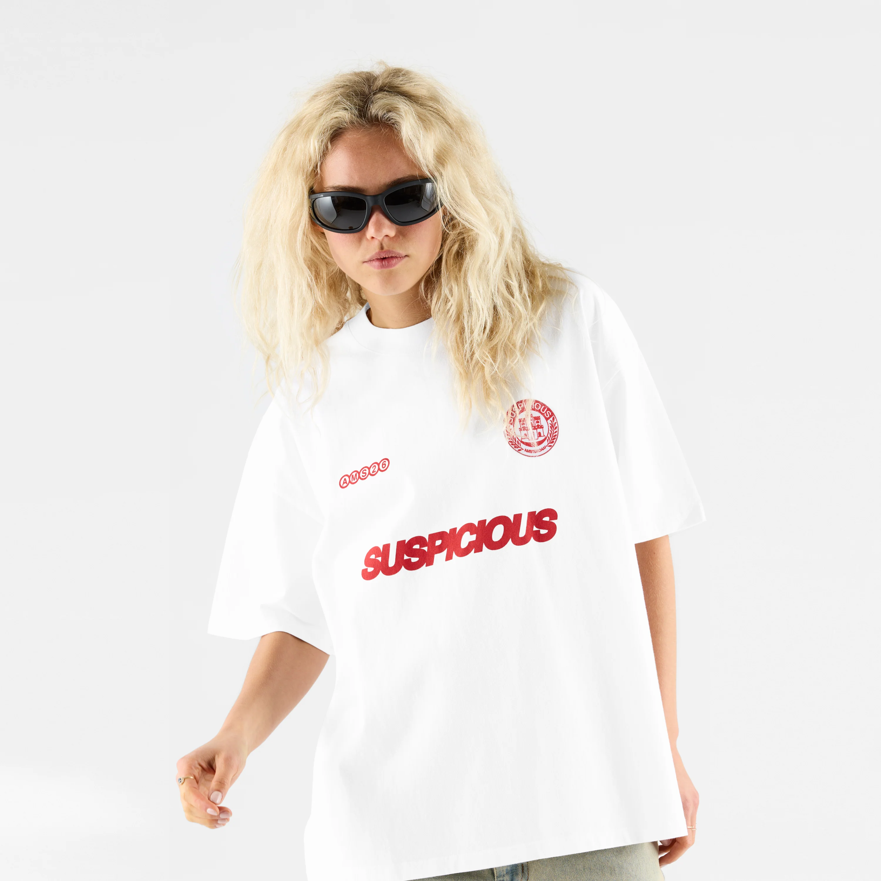 2026 Store Exclusives Football / Emblem AMS Tee - White - Image 5