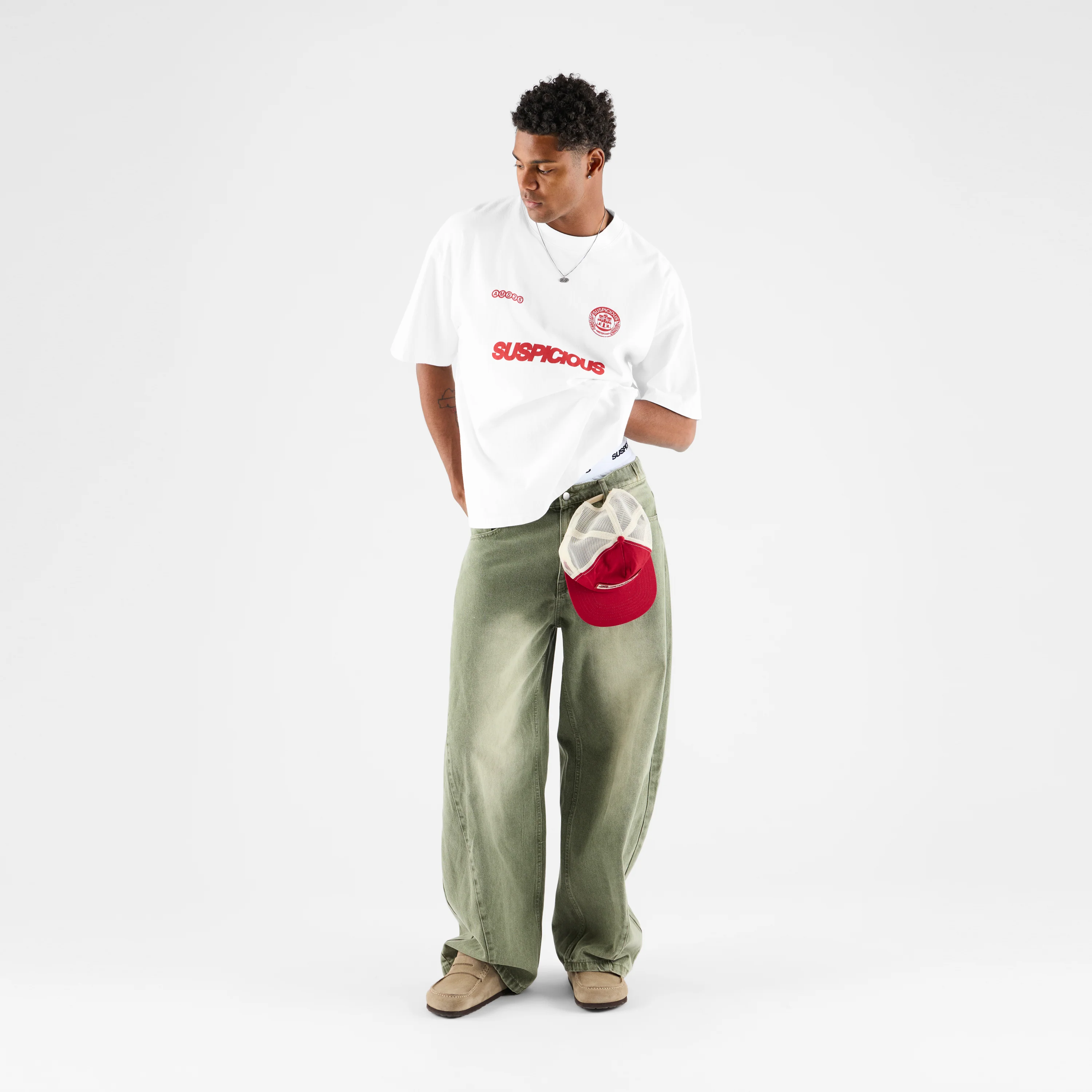 2026 Store Exclusives Football / Emblem AMS Tee - White - Image 6