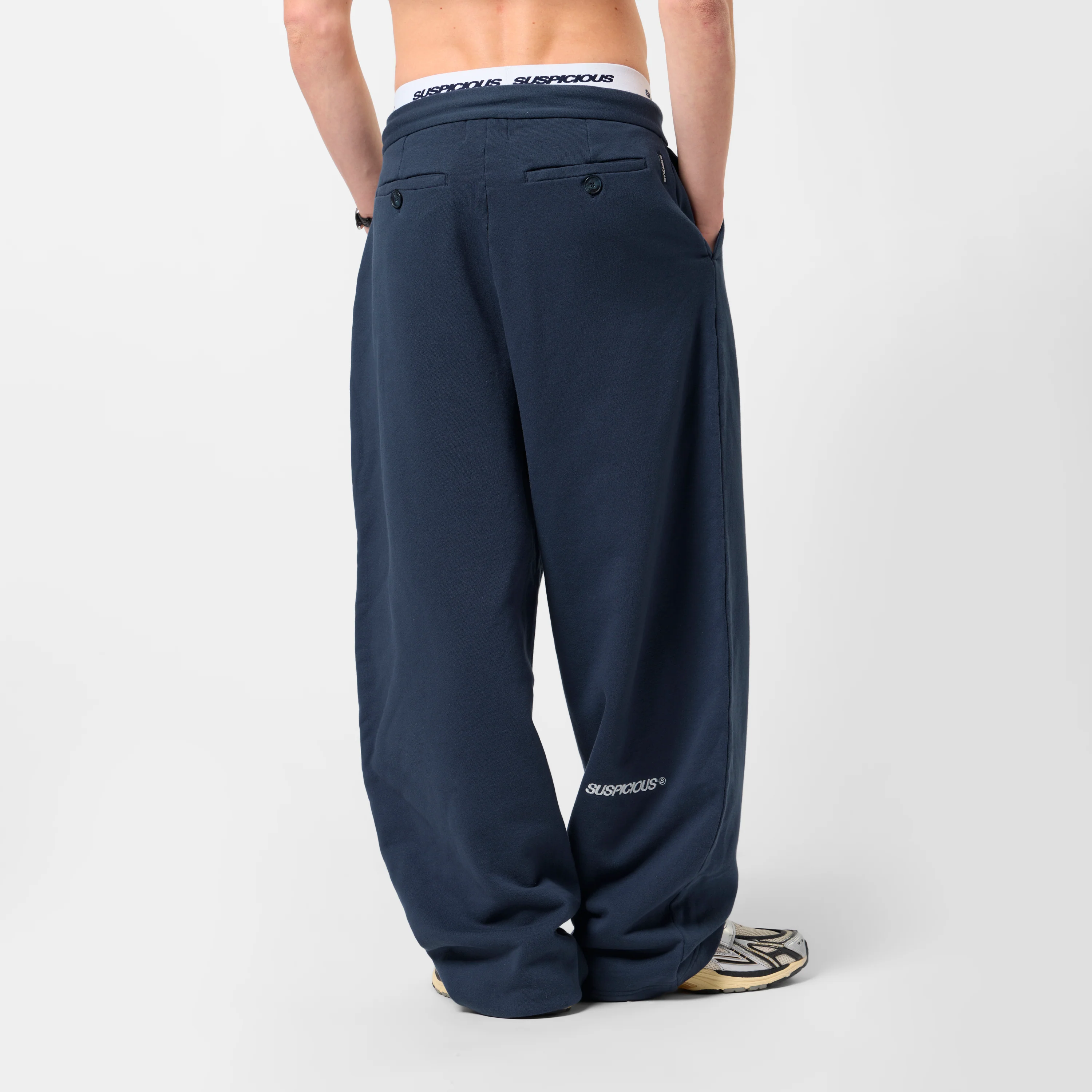 +351 Cotton / 351 Essentials Pleated Sweatpants - Nightfall - Image 8