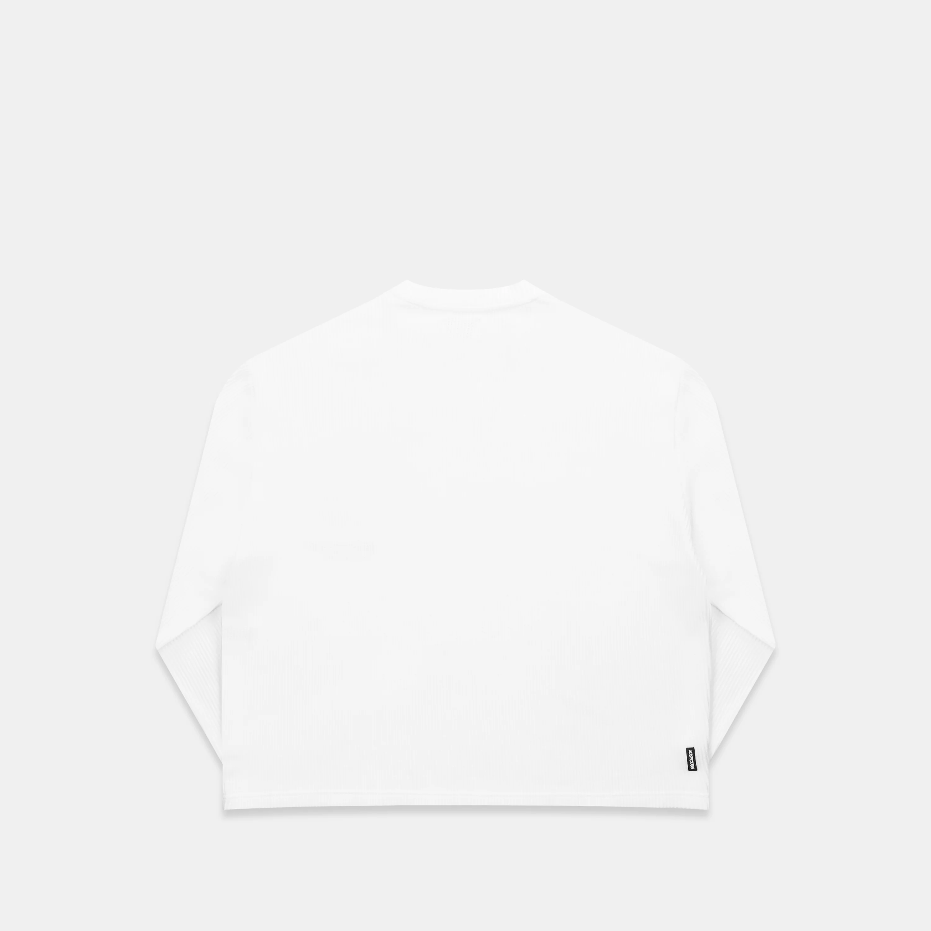 +351 Cotton / New Essentials Waffle Longsleeve - White - Image 10