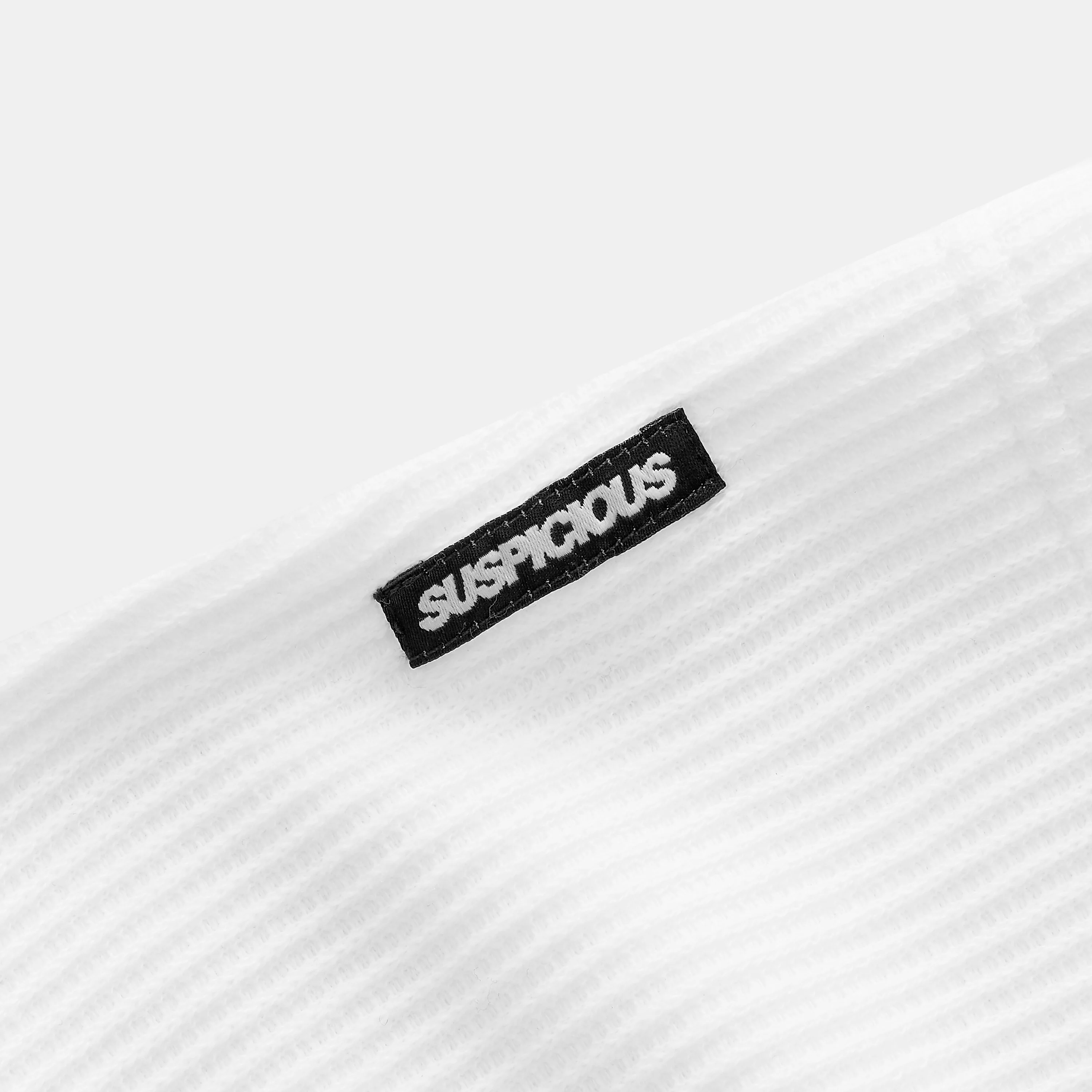 +351 Cotton / New Essentials Waffle Longsleeve - White - Image 7
