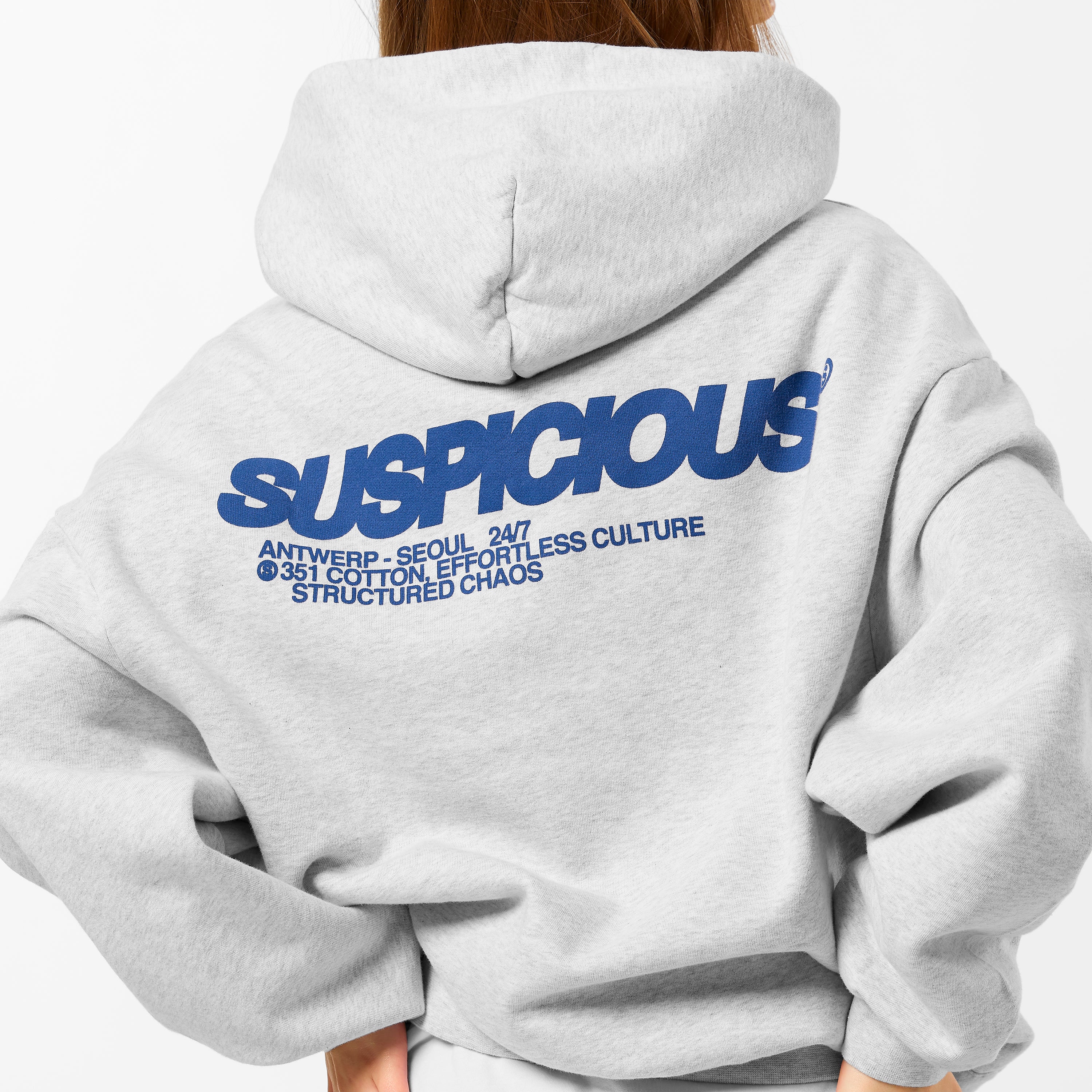 +351 Cotton / Structured Chaos Hoodie - Ash - Image 2