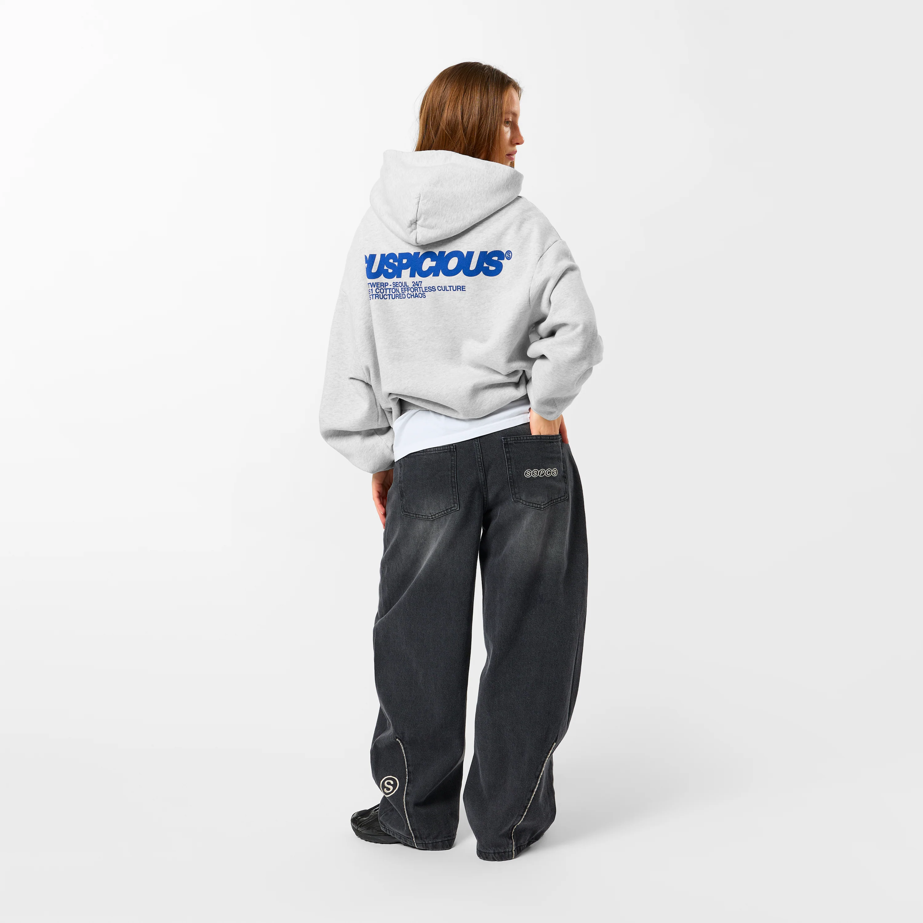 +351 Cotton / Structured Chaos Hoodie - Ash - Image 5