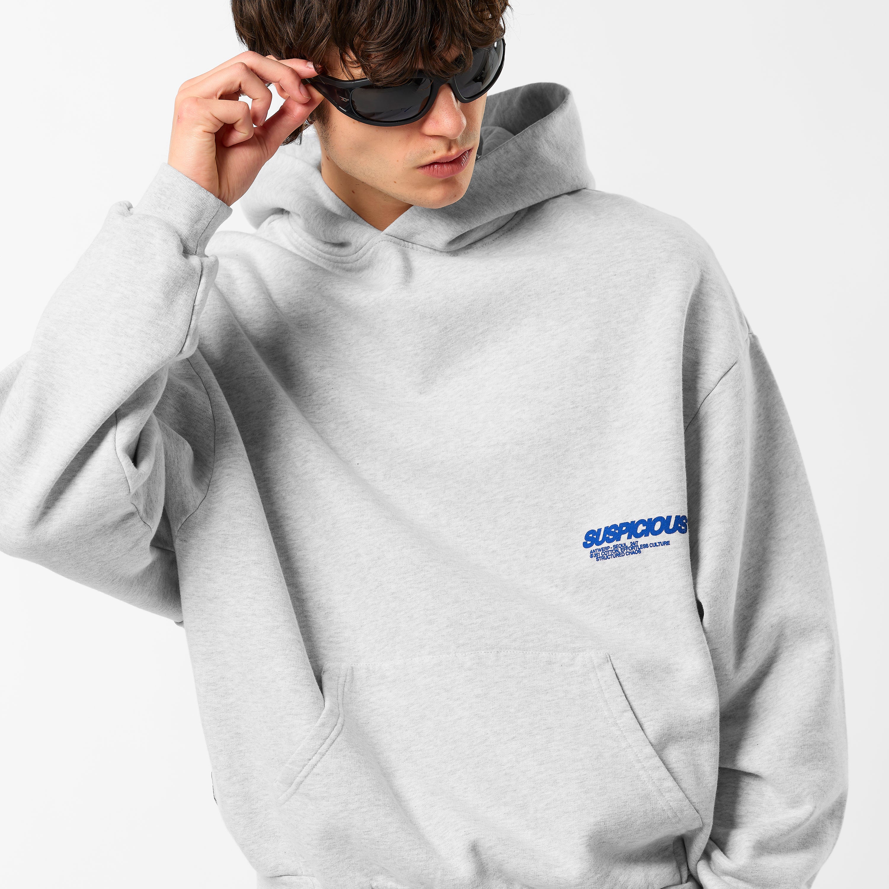 +351 Cotton / Structured Chaos Hoodie - Ash - Image 9