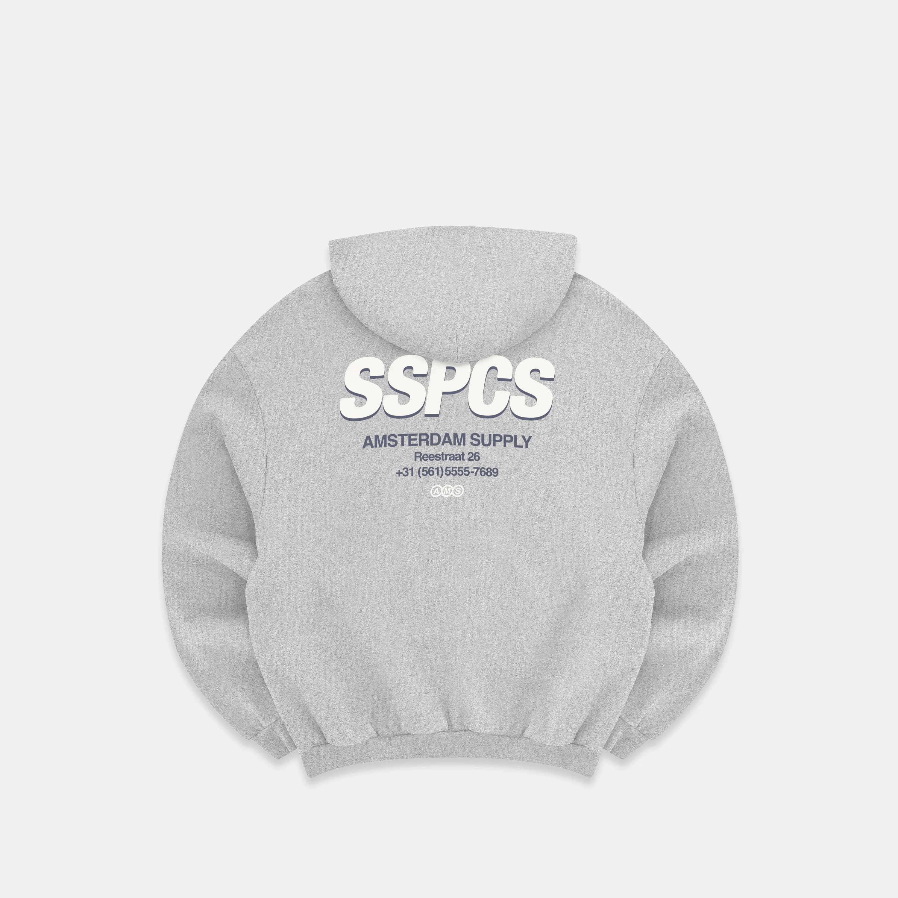 Store Excl. / Amsterdam Supply Boxy Hoodie - Neutral Heather