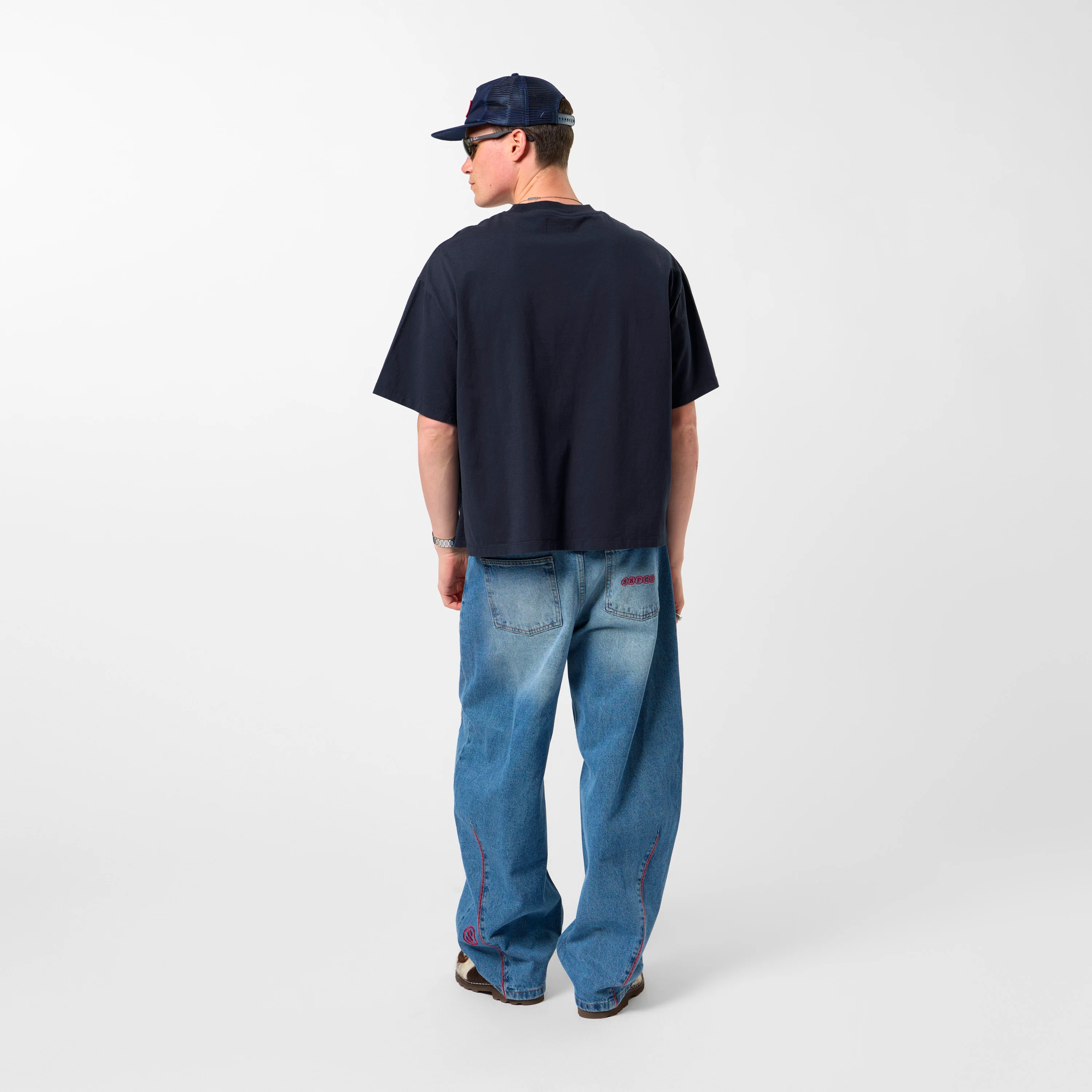 Bestsellers Variants / Emblem Tee - Nightfall & Orange - Image 4