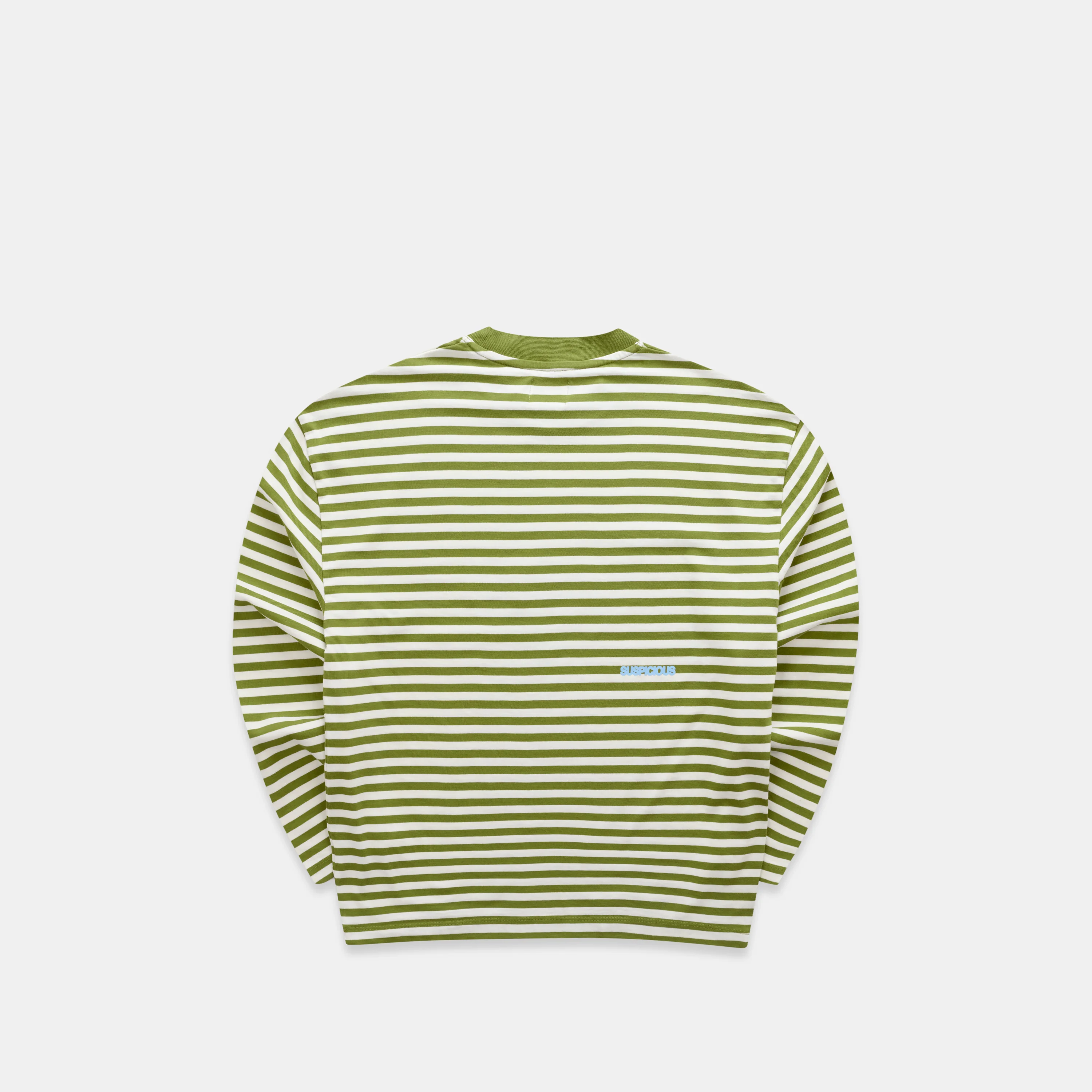 Bestsellers Variants / Solid Striped Longsleeve - Deep Moss - Image 10