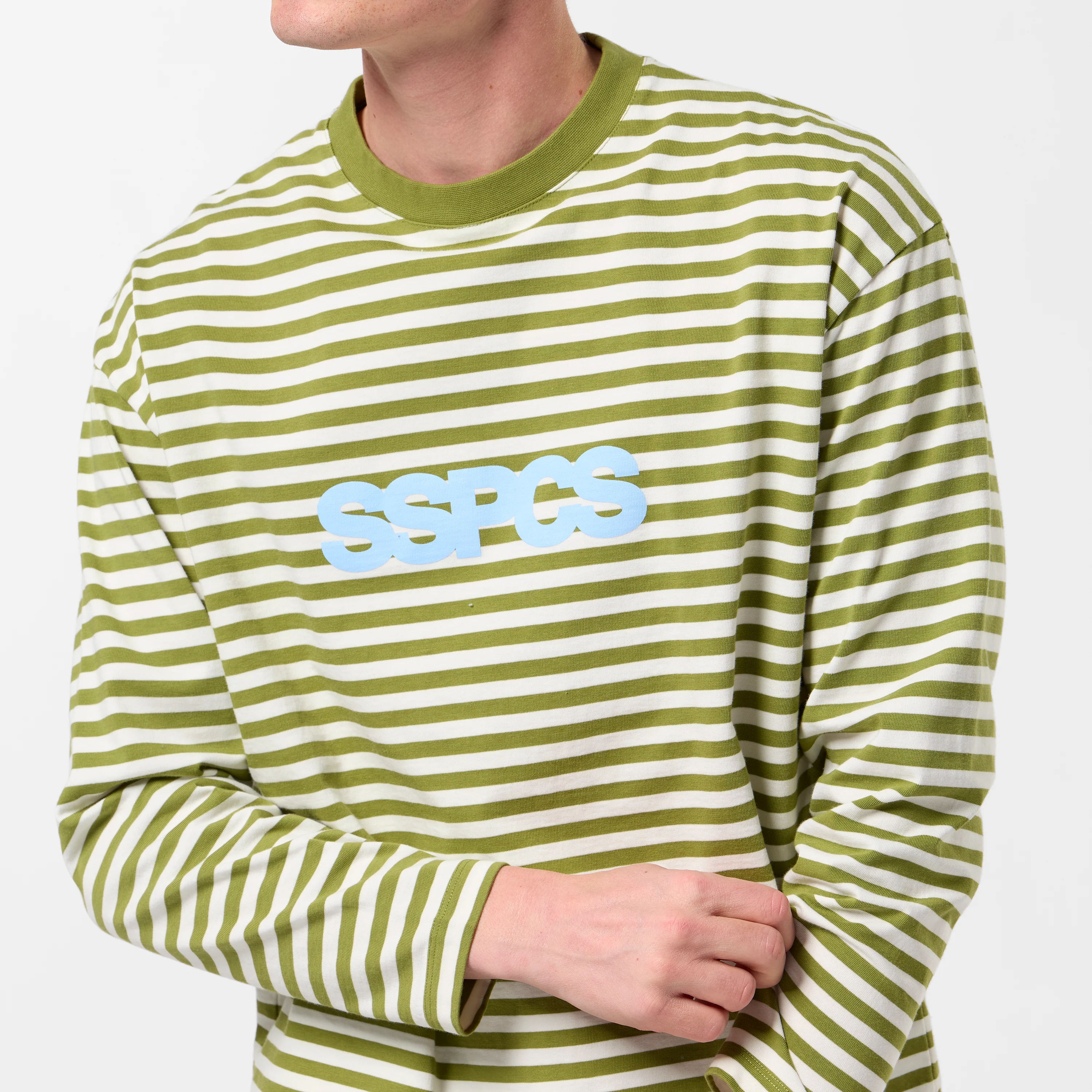 Bestsellers Variants / Solid Striped Longsleeve - Deep Moss - Image 9