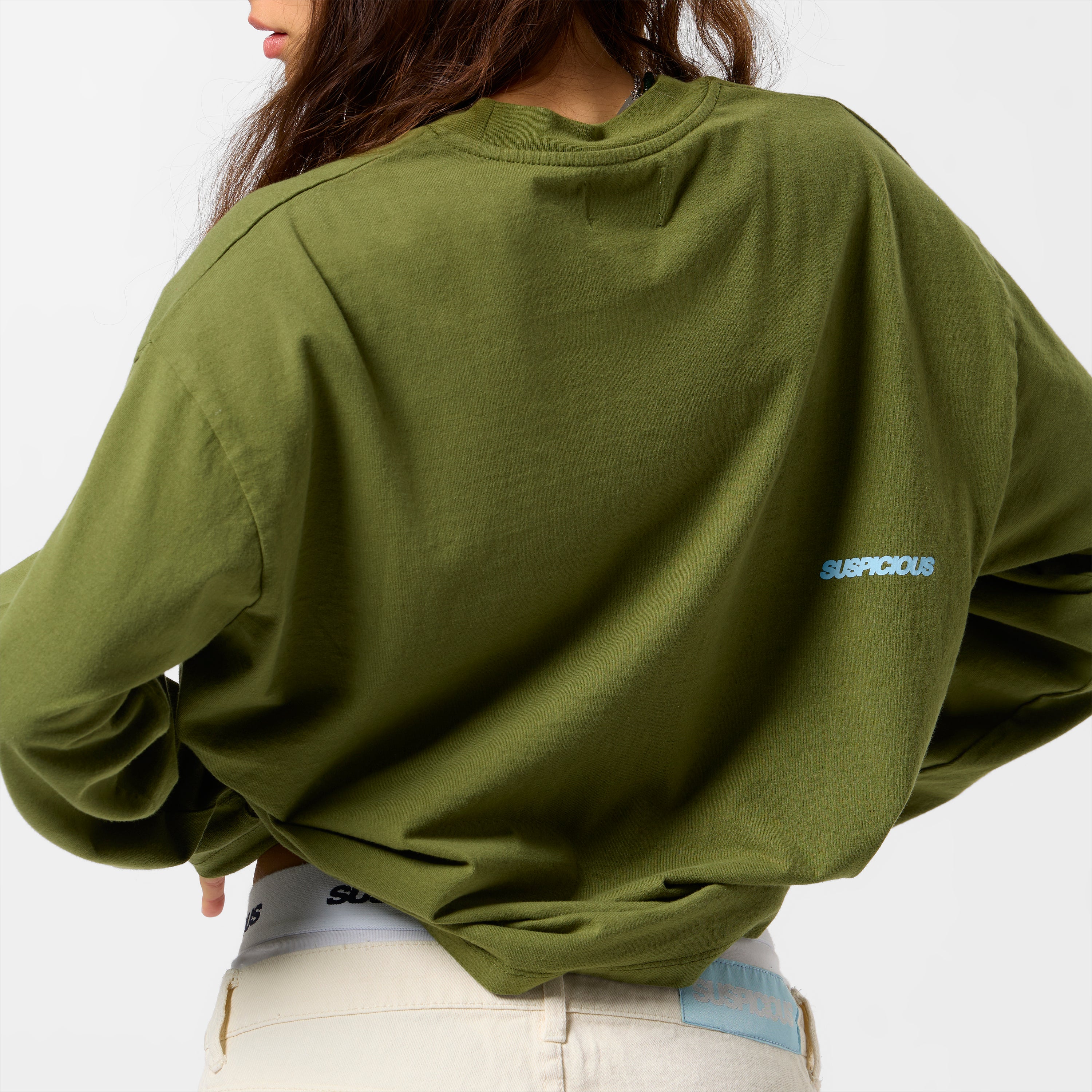 Bestsellers Variants / Track Longsleeve - Deep Moss - Image 4