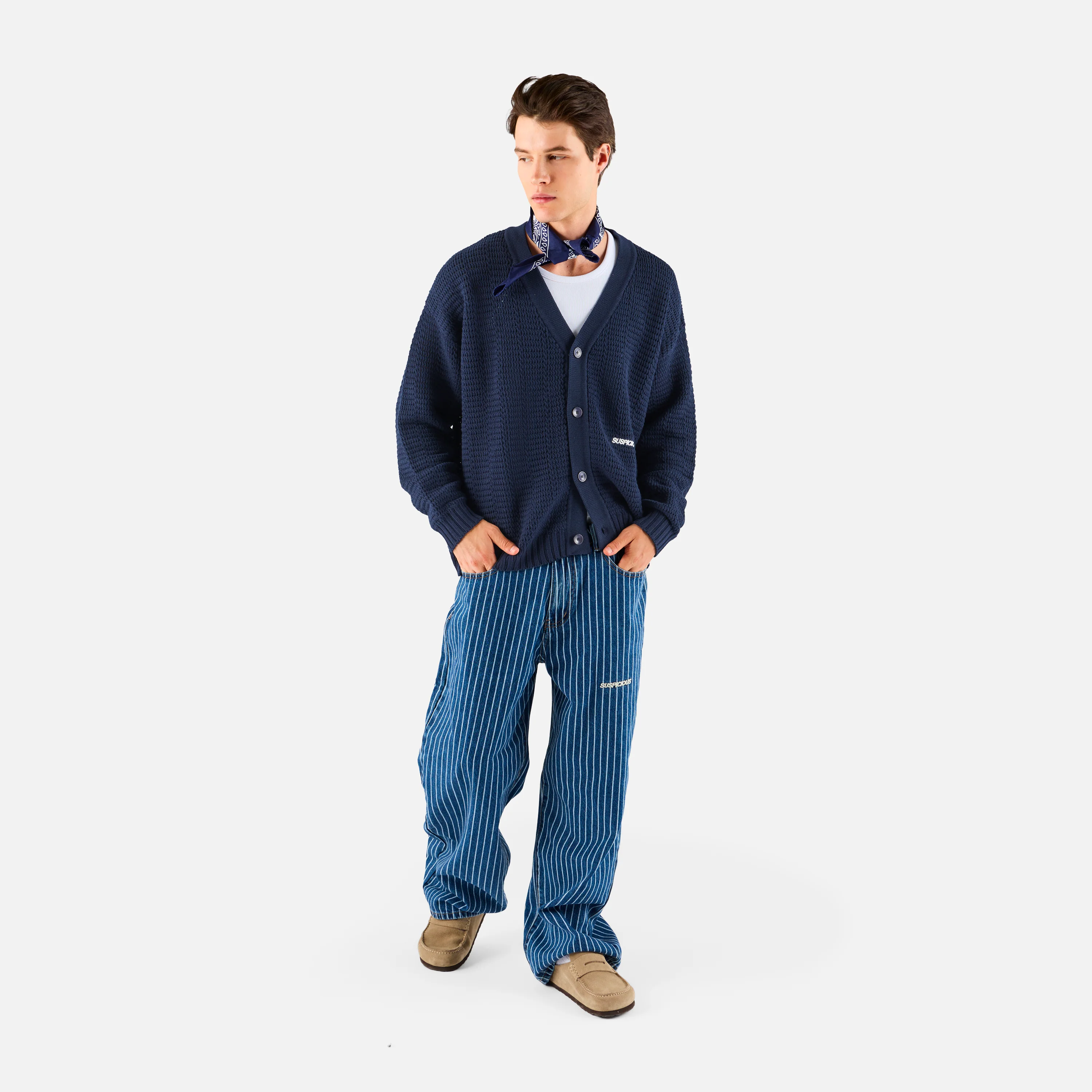 Boat / Essentials Crochet Cardigan - Nightfall - Image 3