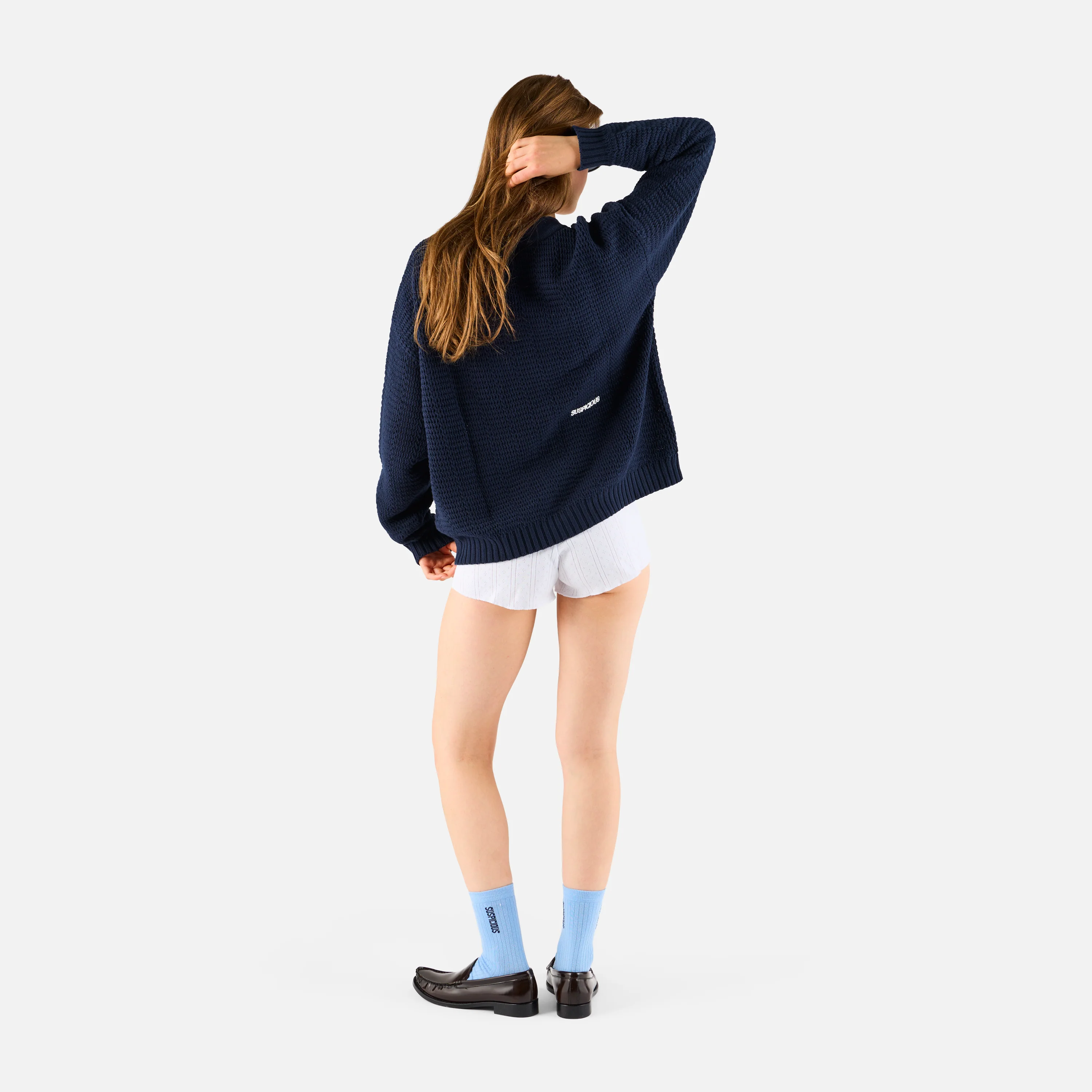 Boat / Essentials Crochet Cardigan - Nightfall - Image 4
