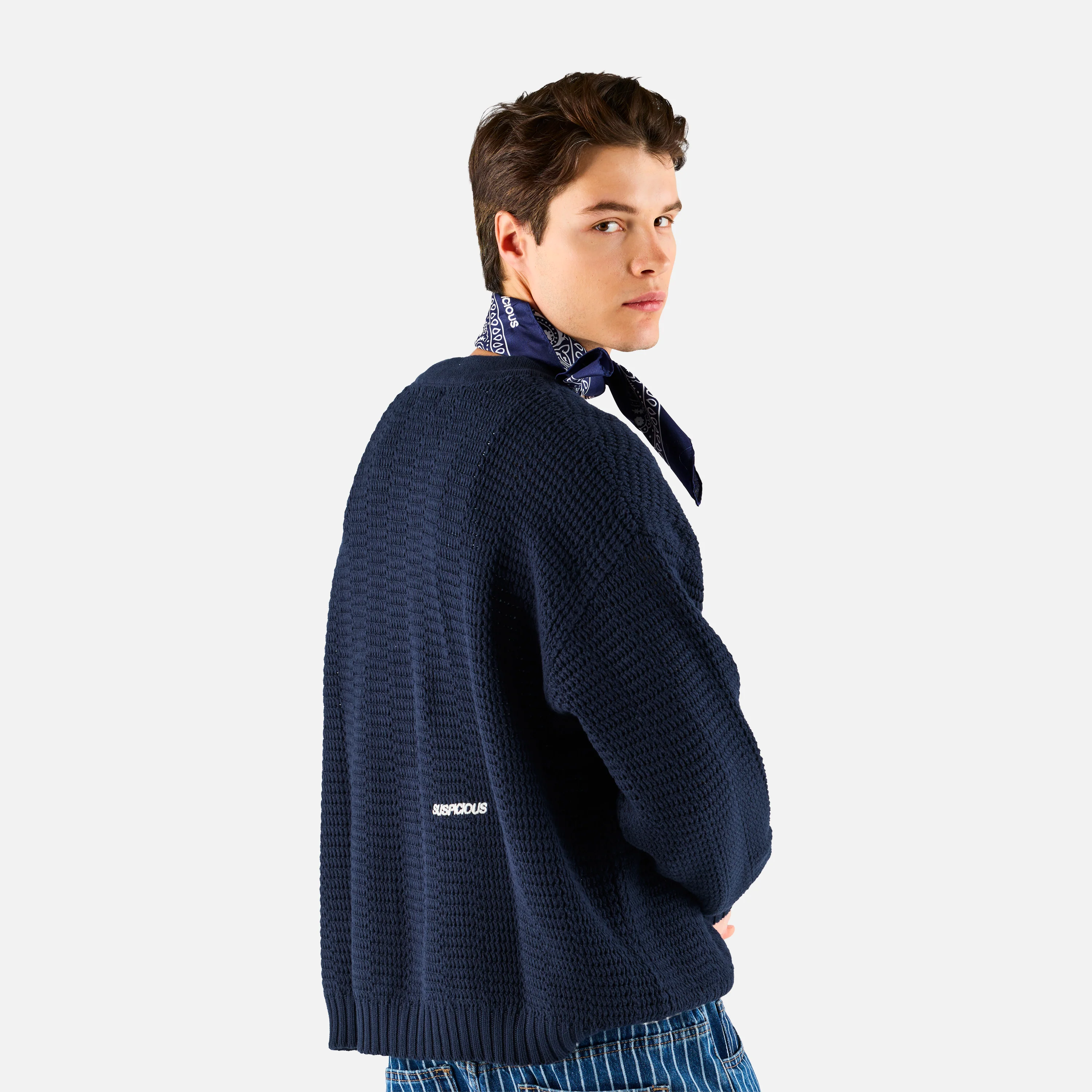Boat / Essentials Crochet Cardigan - Nightfall - Image 6