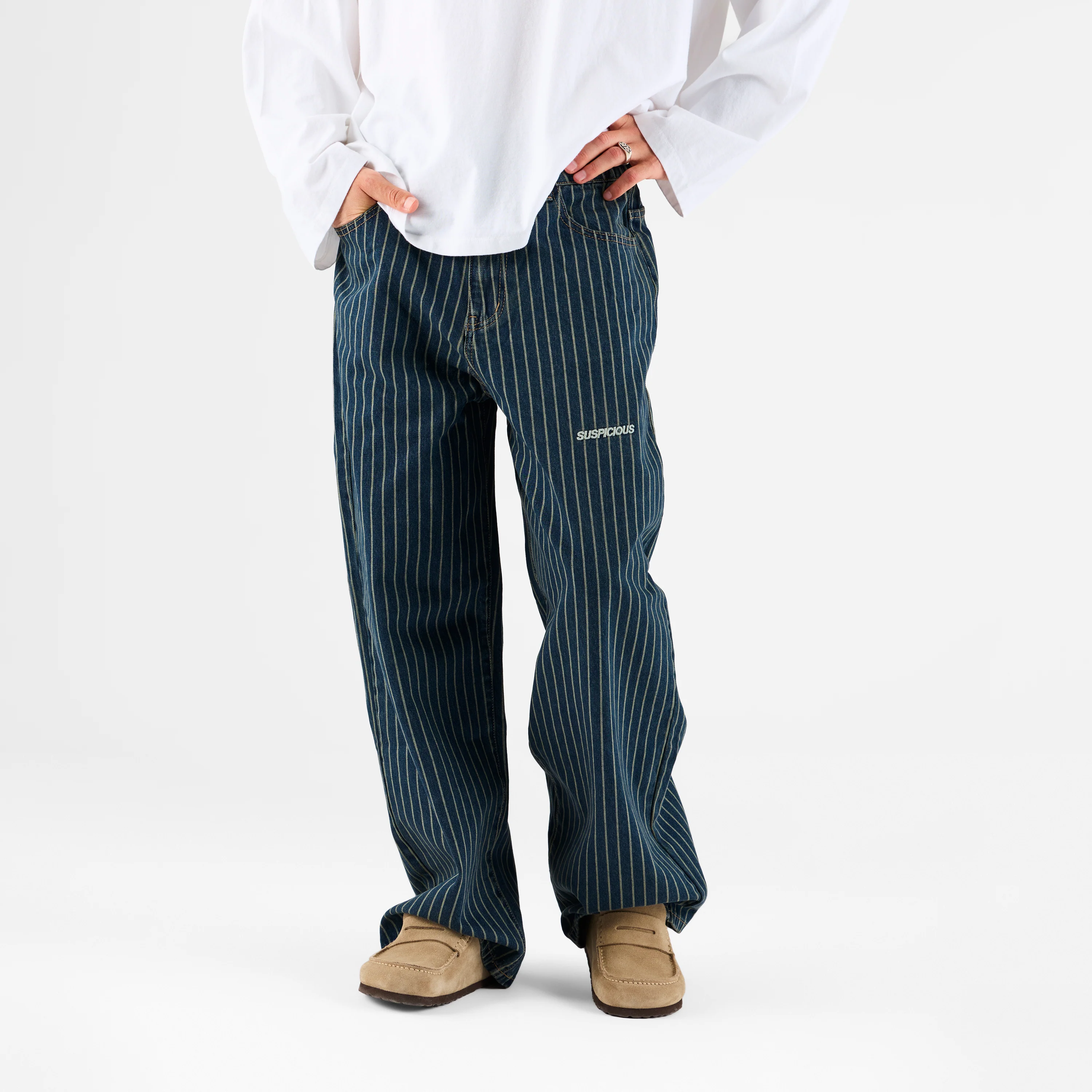 Boat / Essentials Striped Jeans - Indigo - Image 2