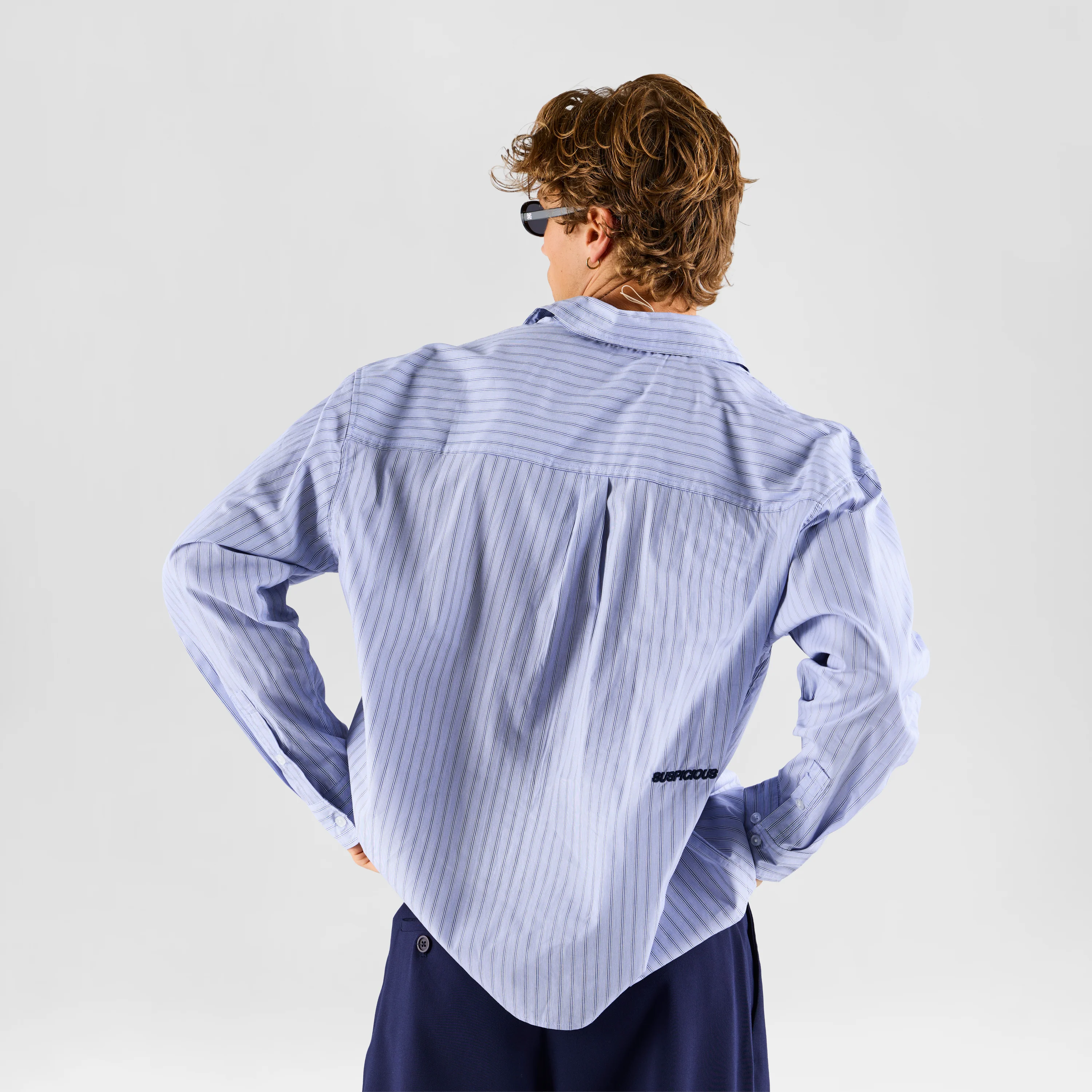 Boat / Essentials Striped Shirt - Blue - Image 4