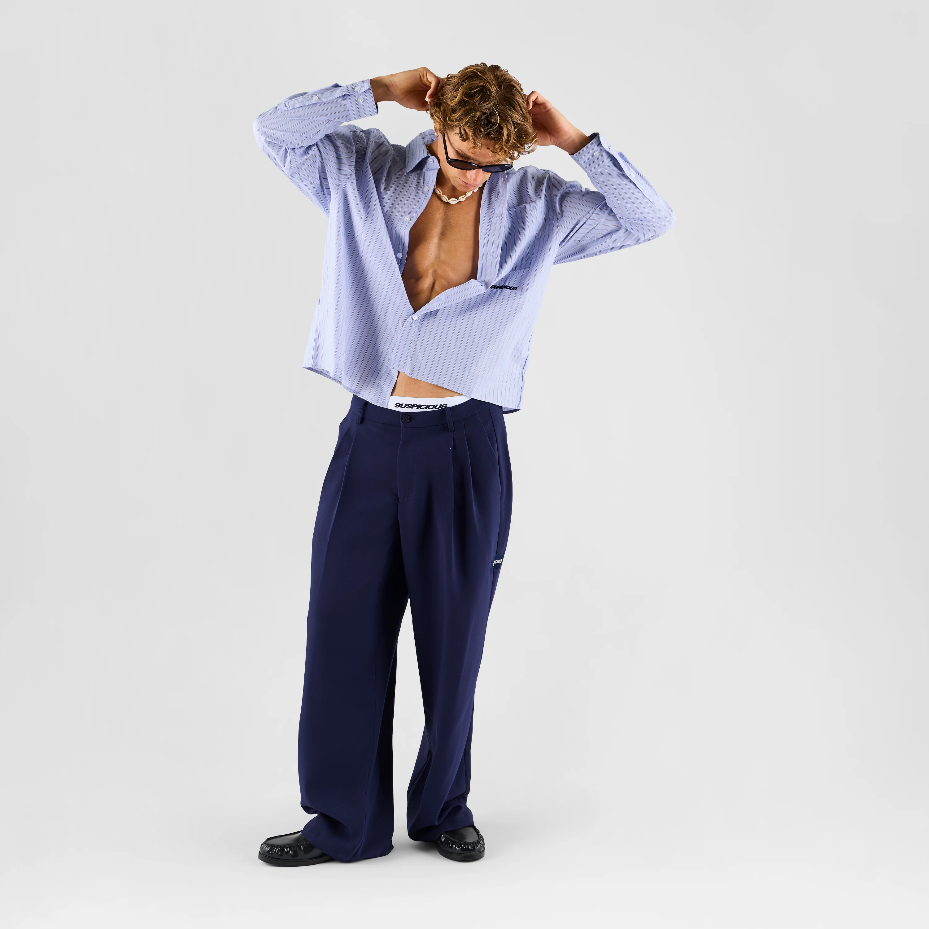 Boat / Essentials Striped Shirt - Blue - Image 7