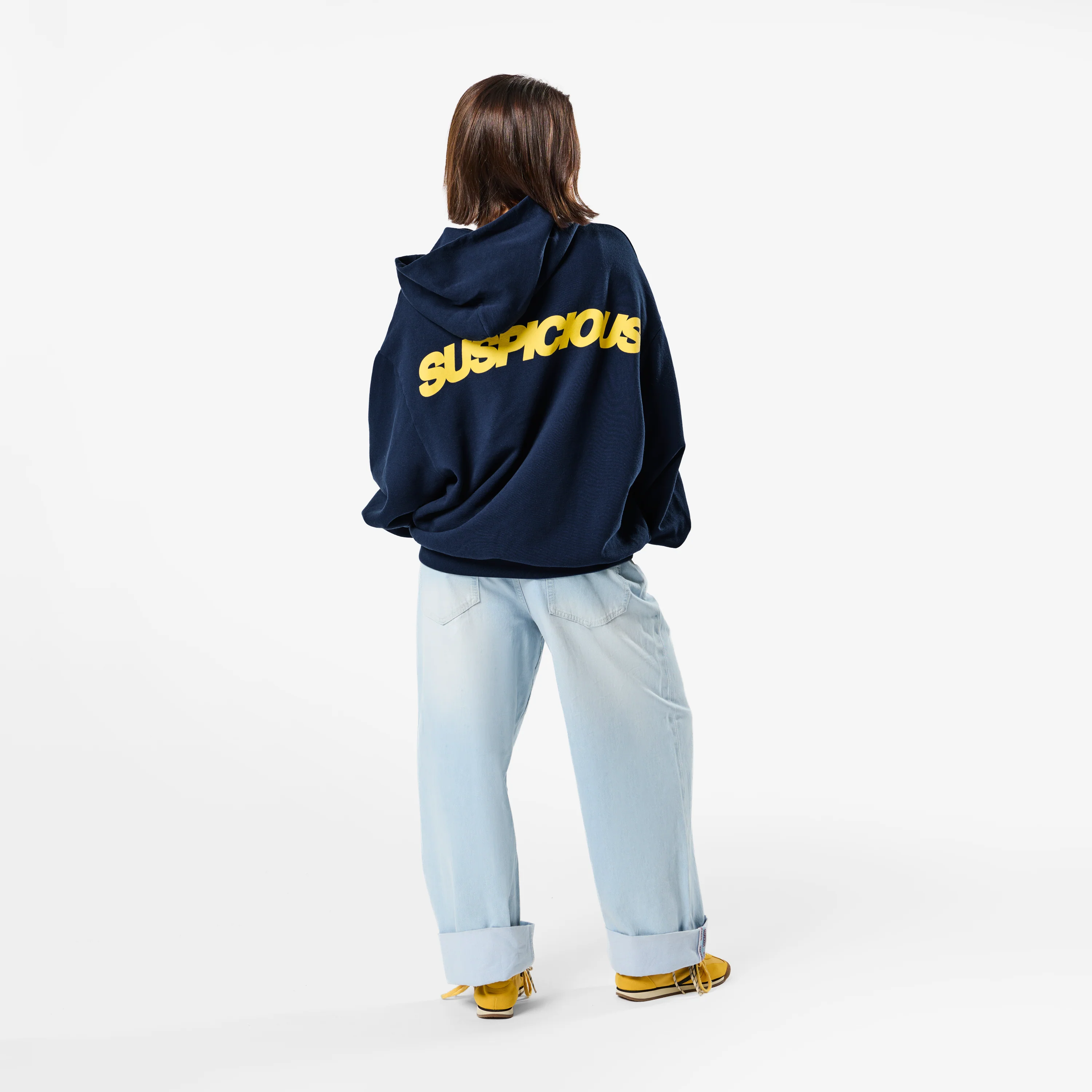 Camo / Base Hoodie - Deep Navy - Image 6