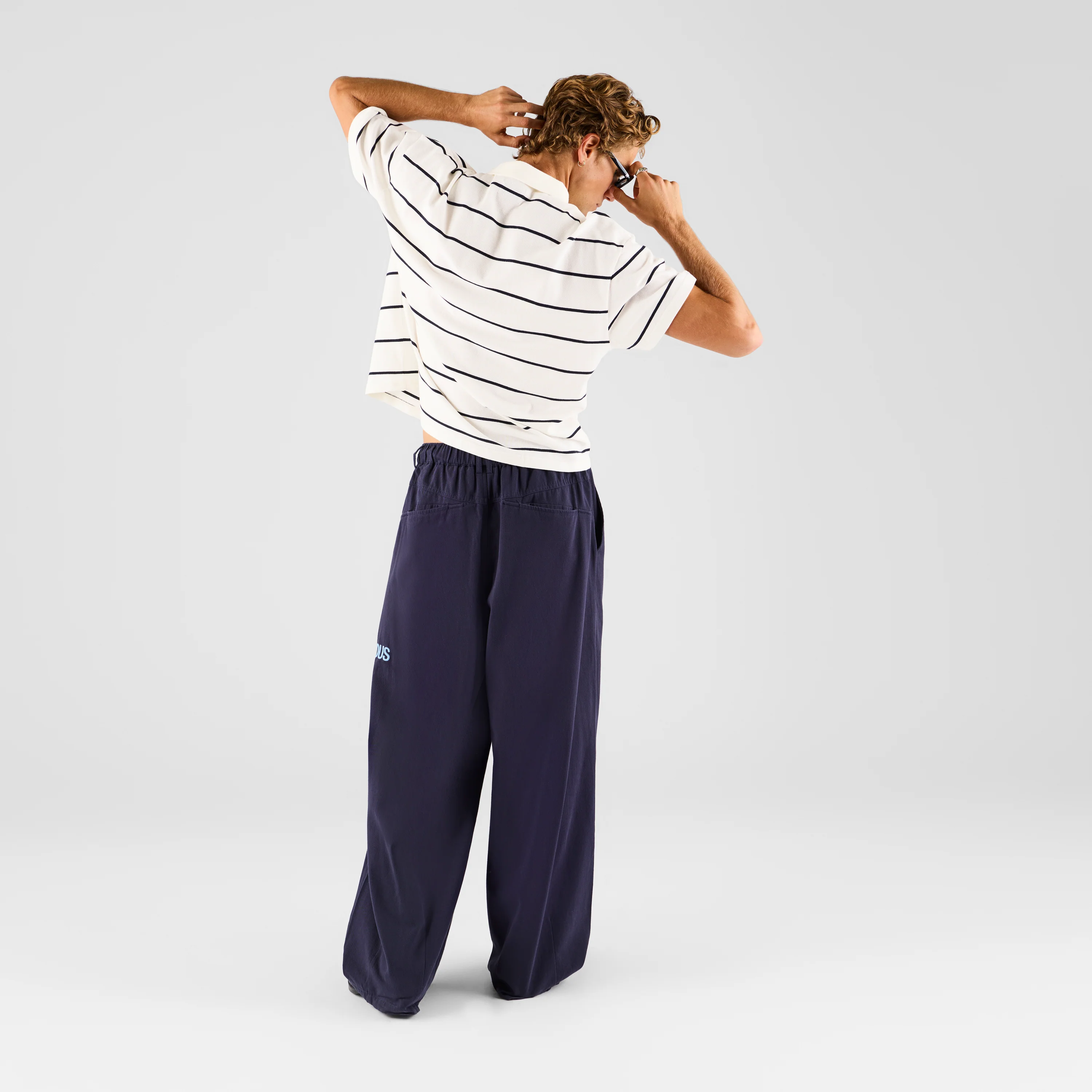 Core / Core Striped Piquet Polo - Natural - Image 4