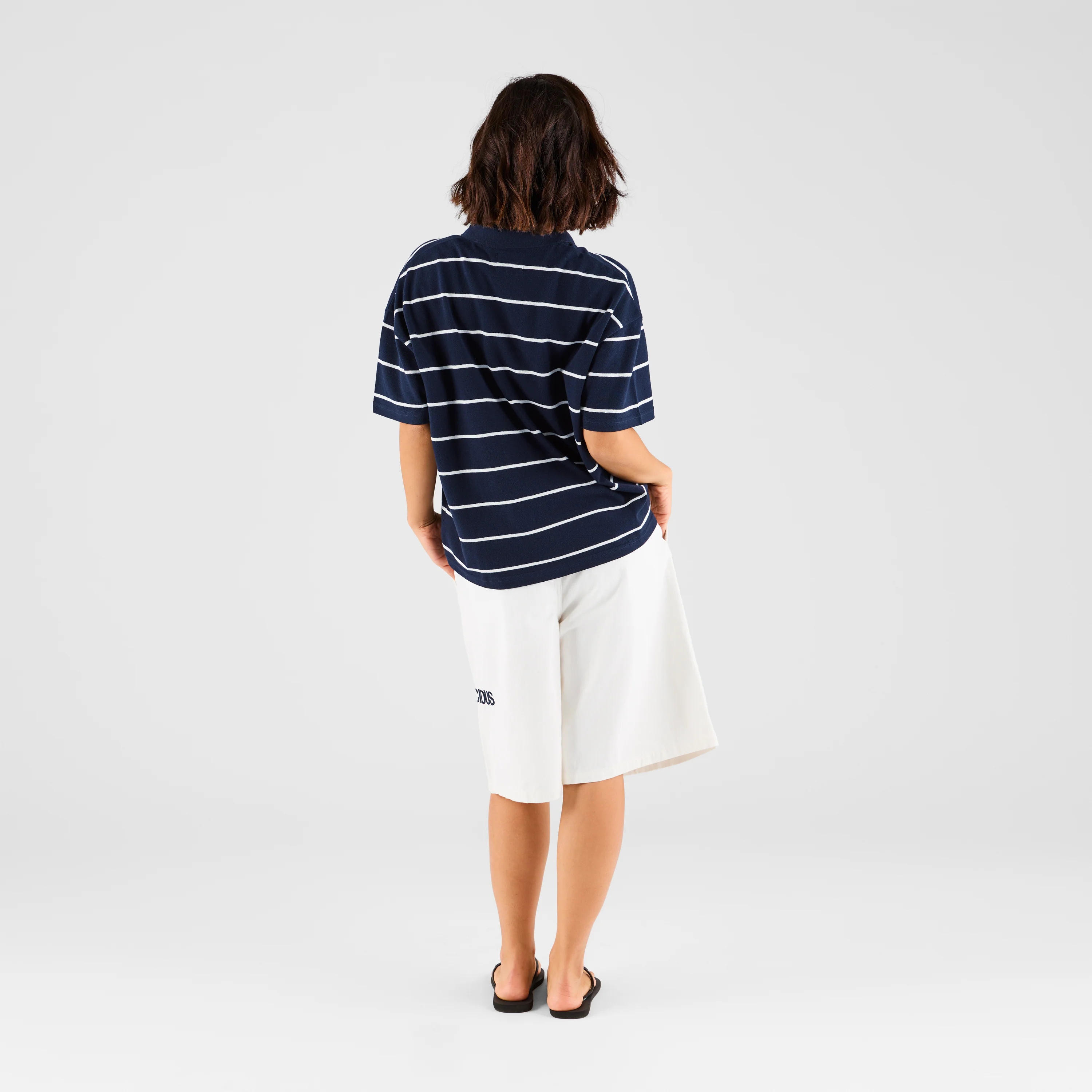 Core / Core Striped Piquet Polo - Nightfall - Image 7