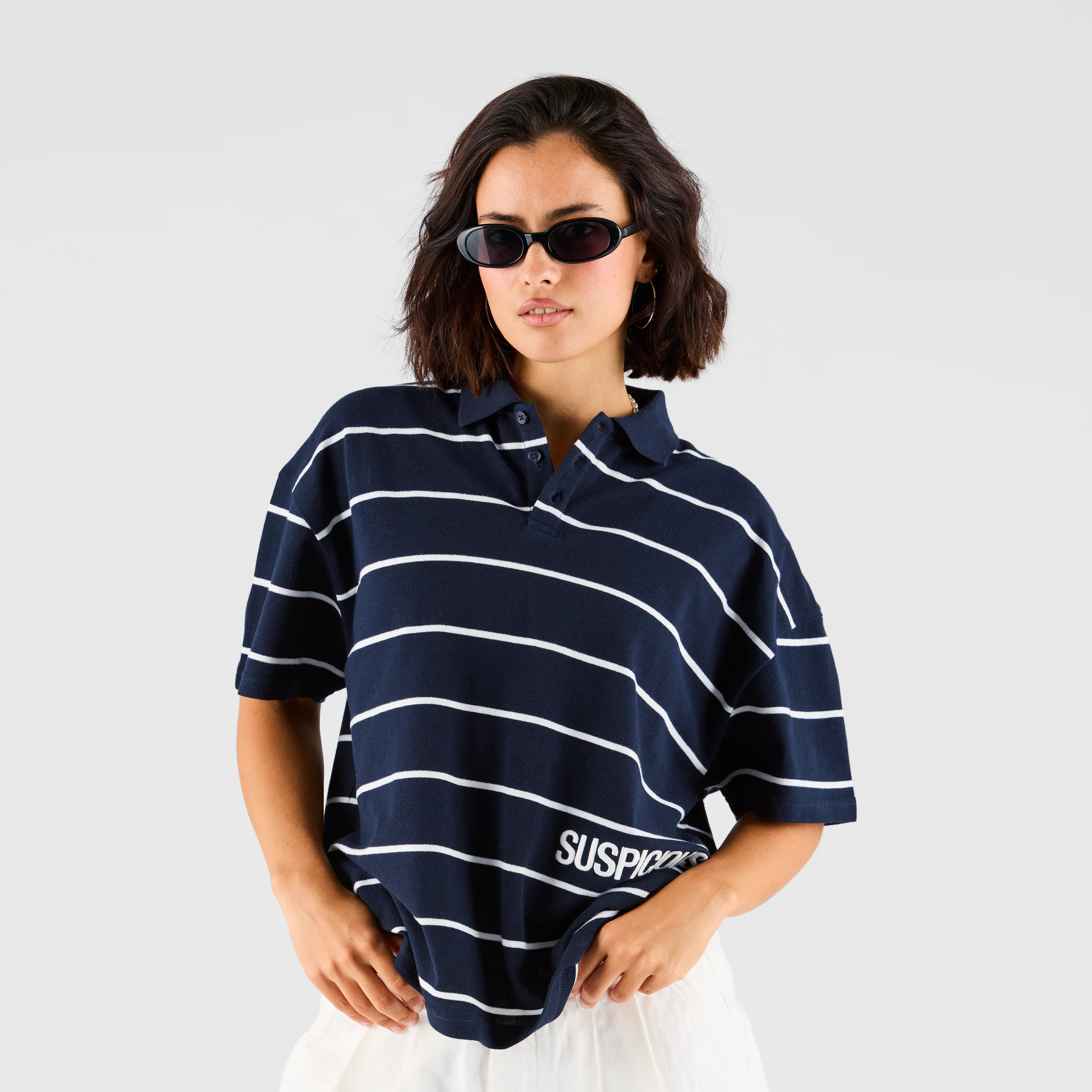 Core / Core Striped Piquet Polo - Nightfall - Image 9