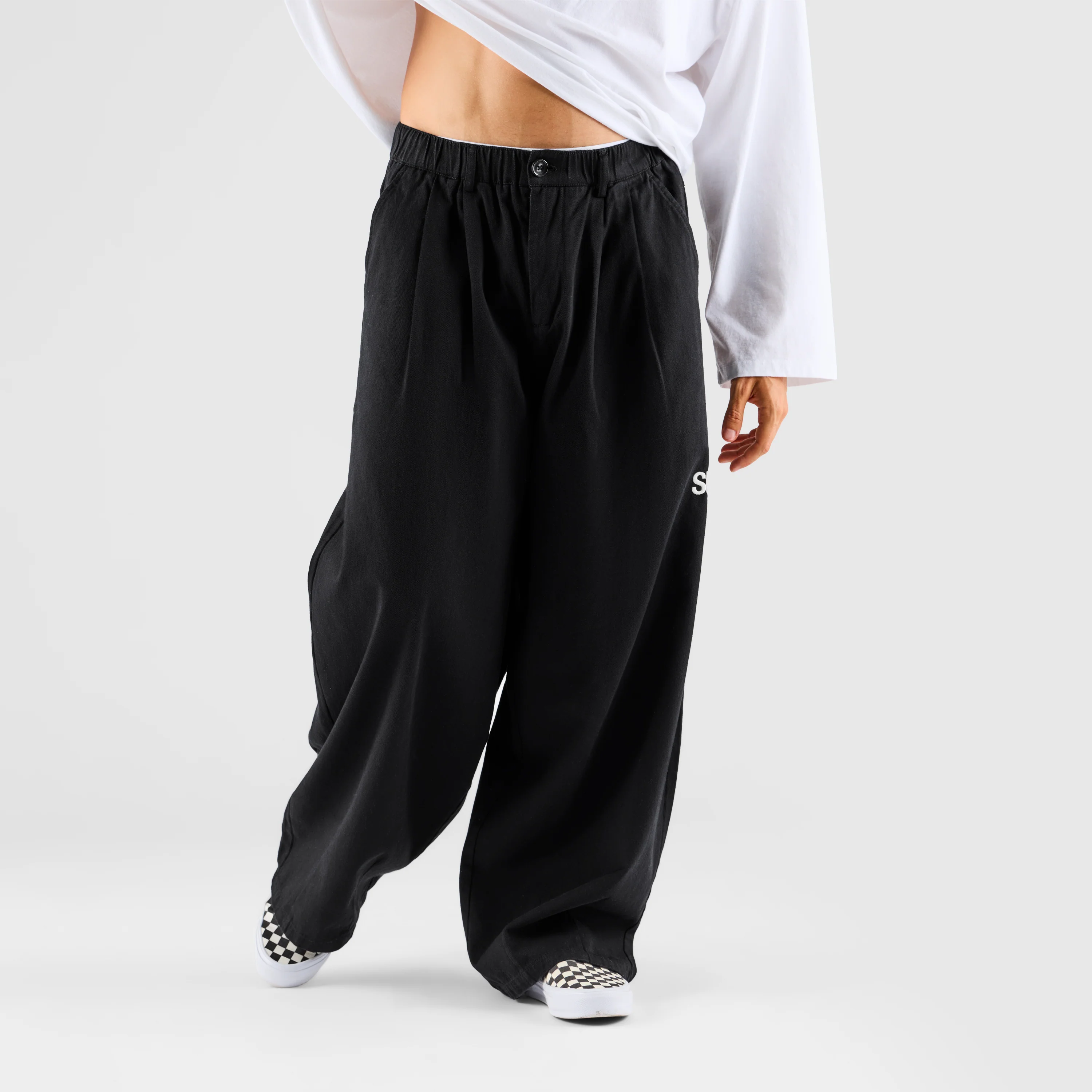 Core / Core Studio Pleated Pants - Black - Image 5