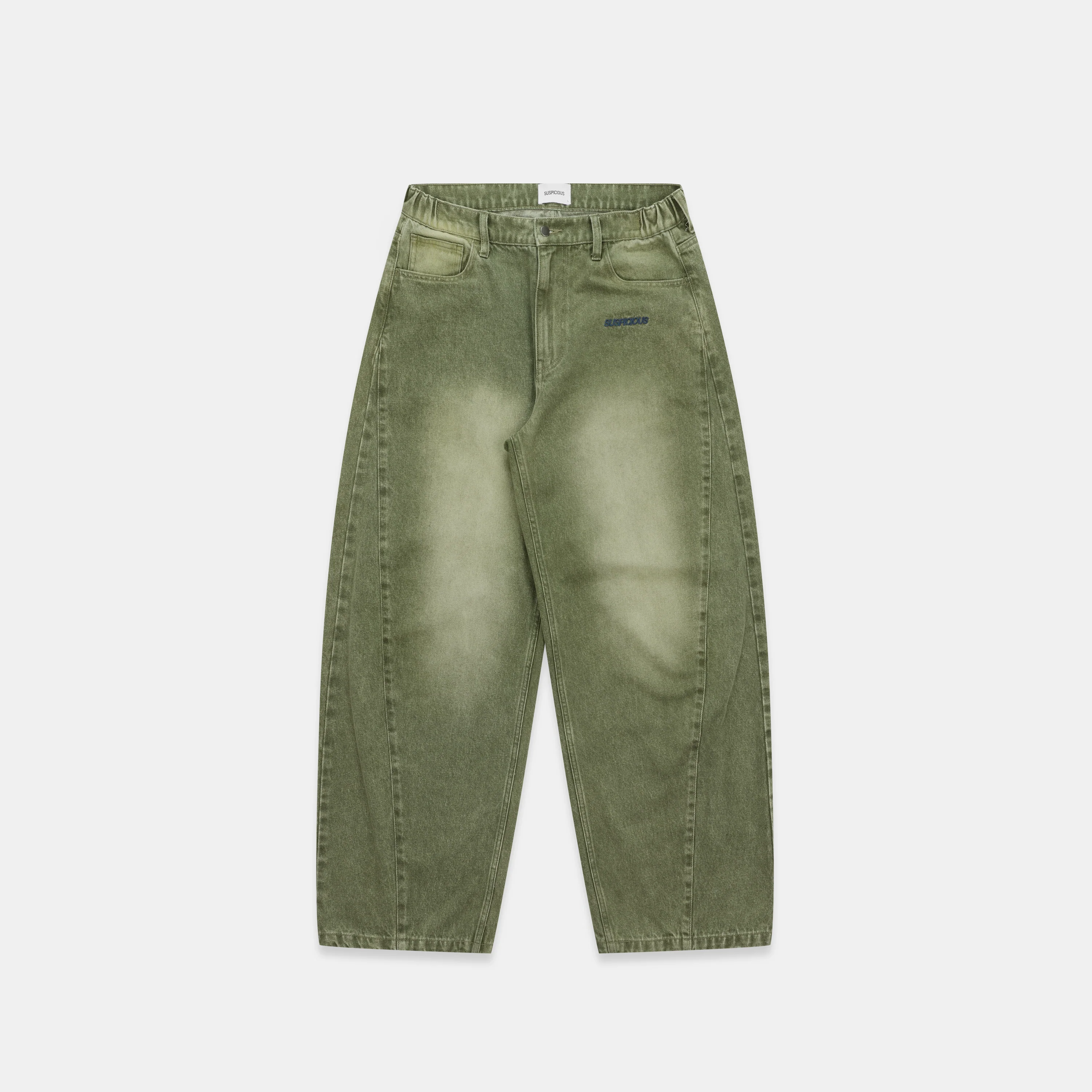 Fall / SSPCS Club Barrel Jeans - Washed Matcha - Image 12