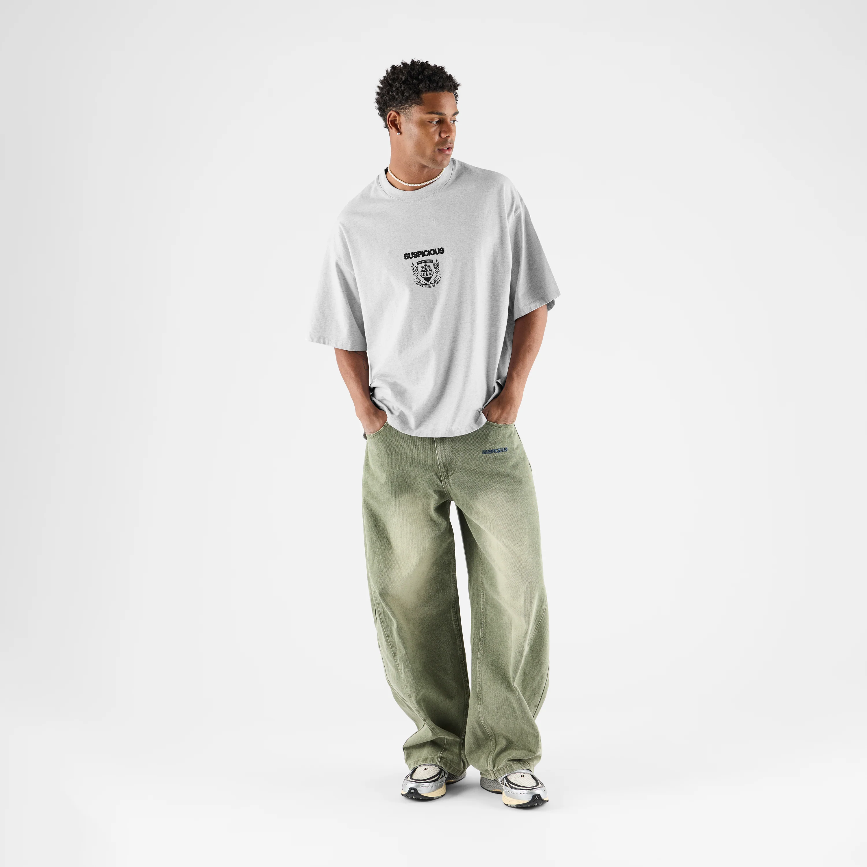 Football / Crest Tee - Ash - Image 7
