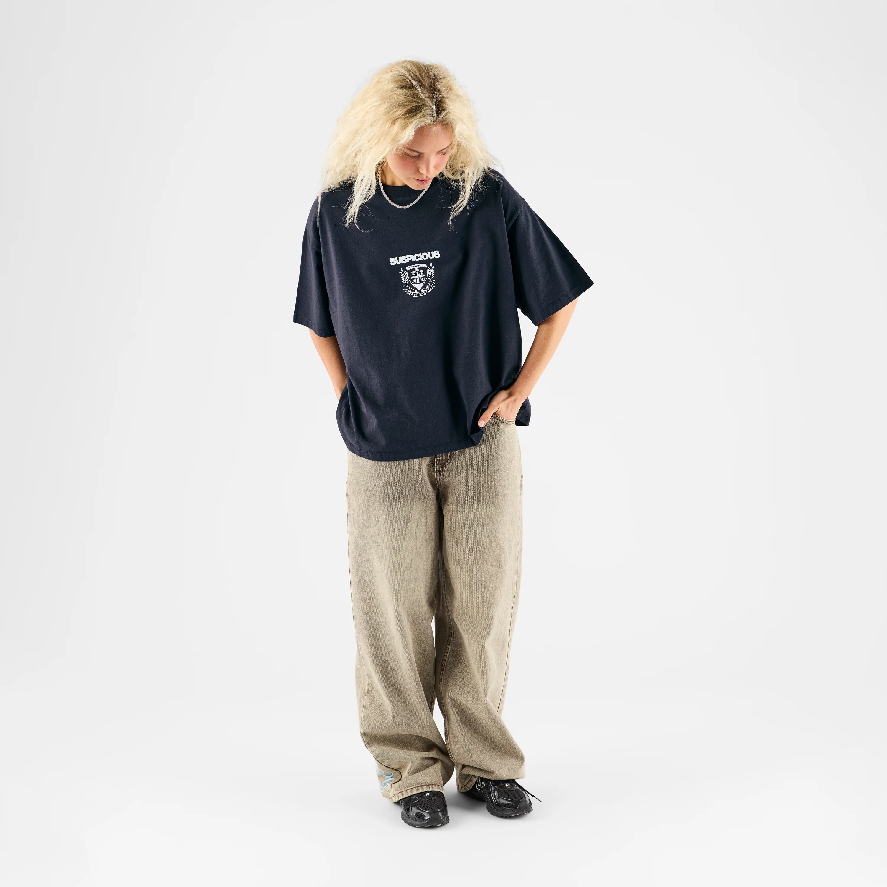 Football / Crest Tee - Nightfall - Image 7