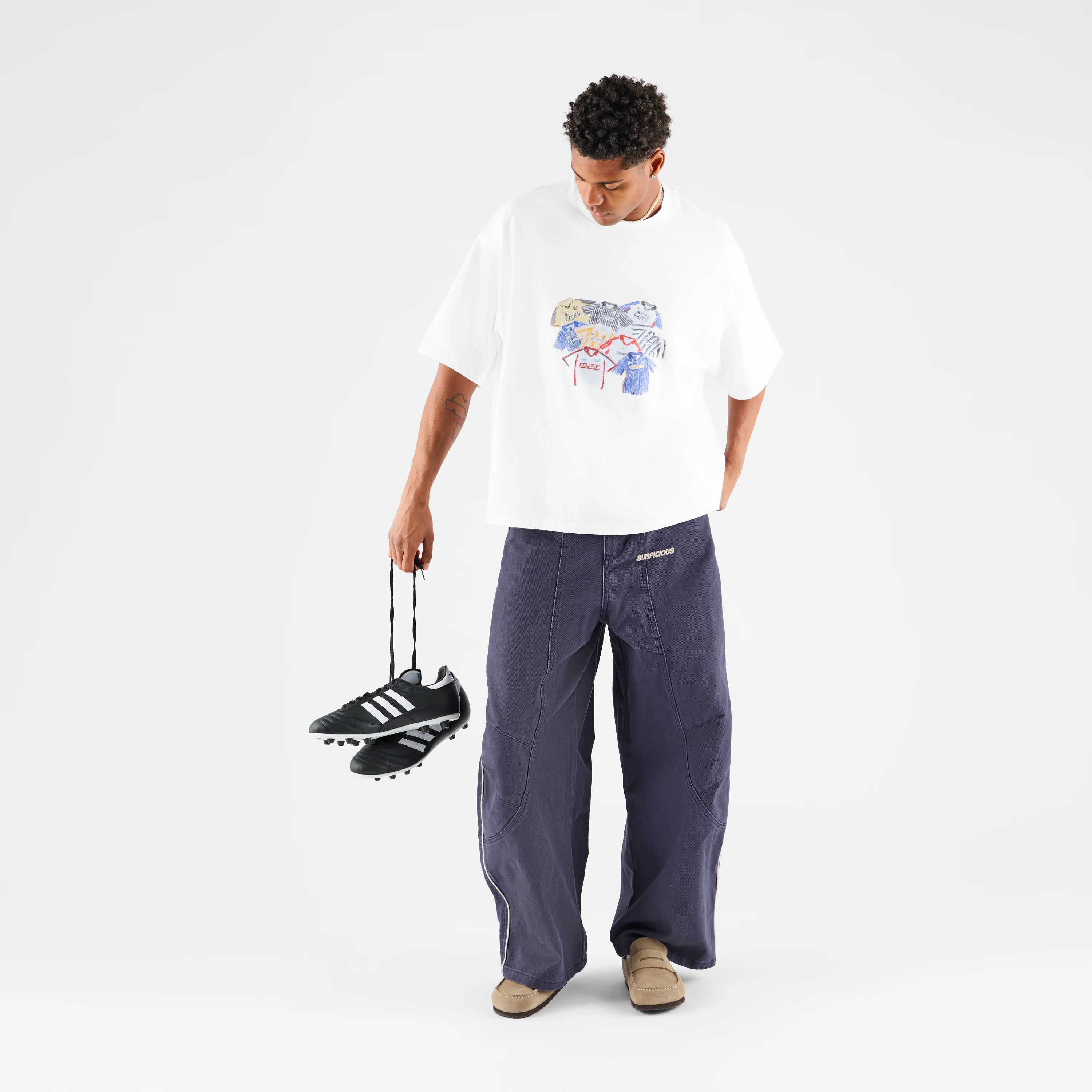 Football / Jerseys Tee - White - Image 3