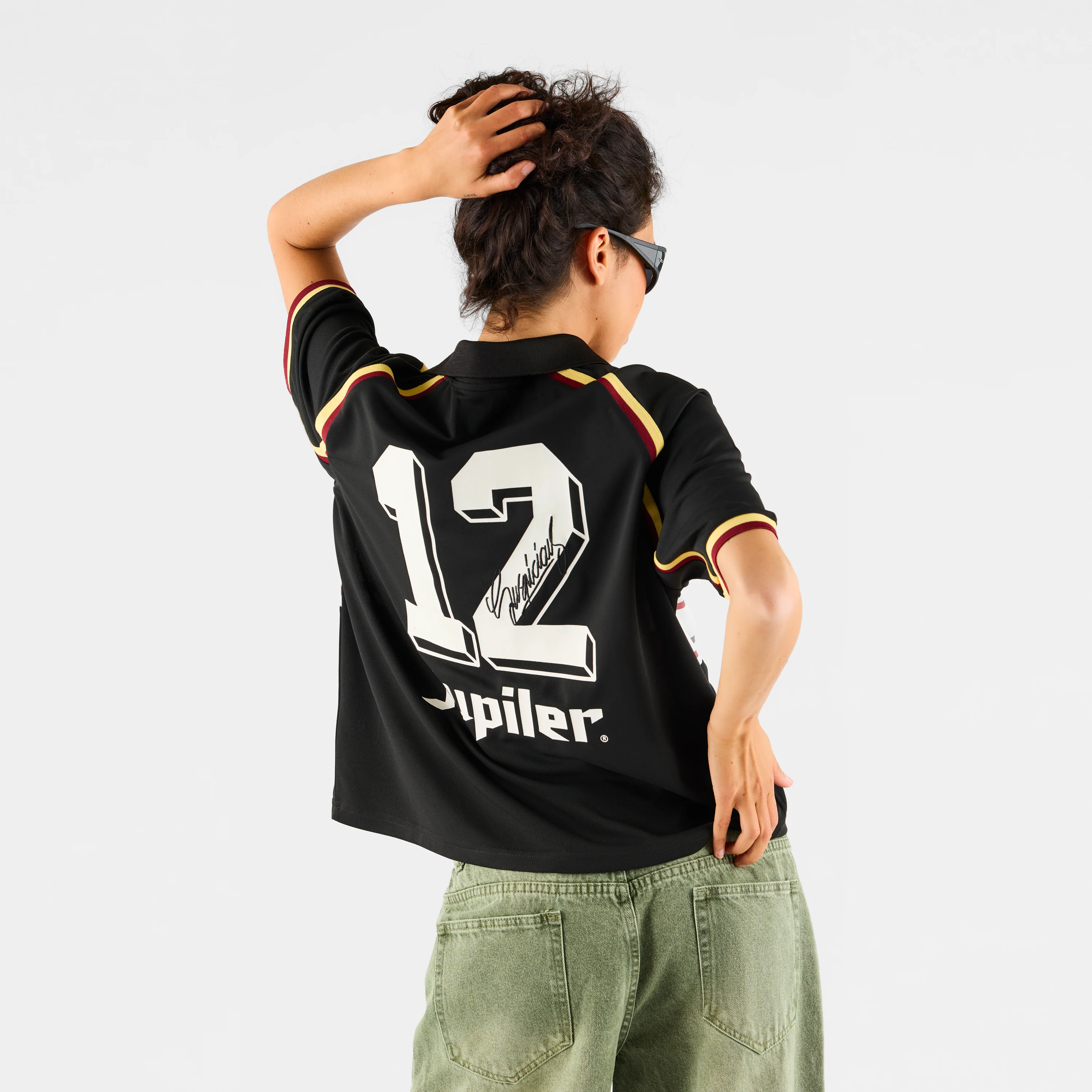 Football / Jupiler Football Polo - Black - Image 4