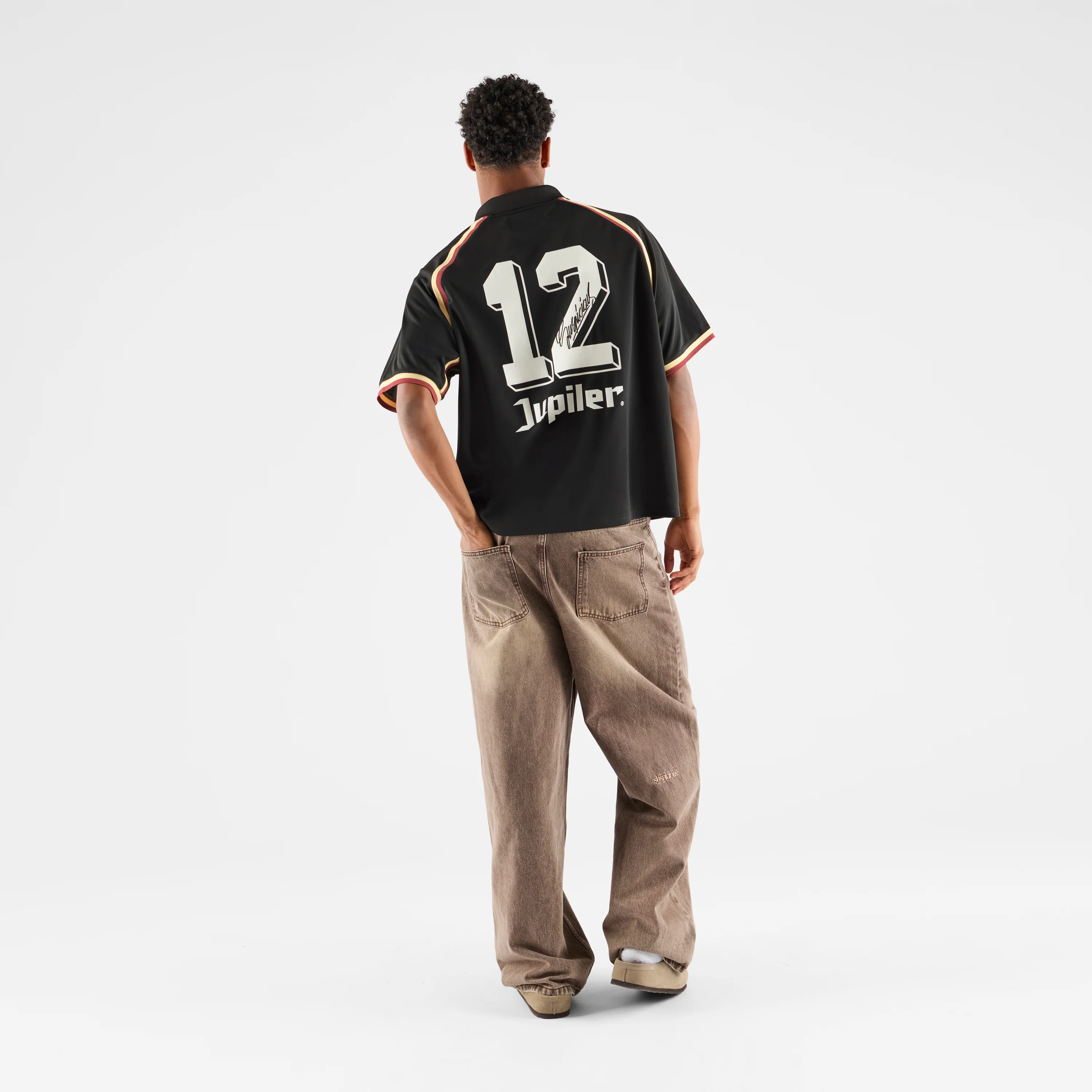 Football / Jupiler Football Polo - Black - Image 6