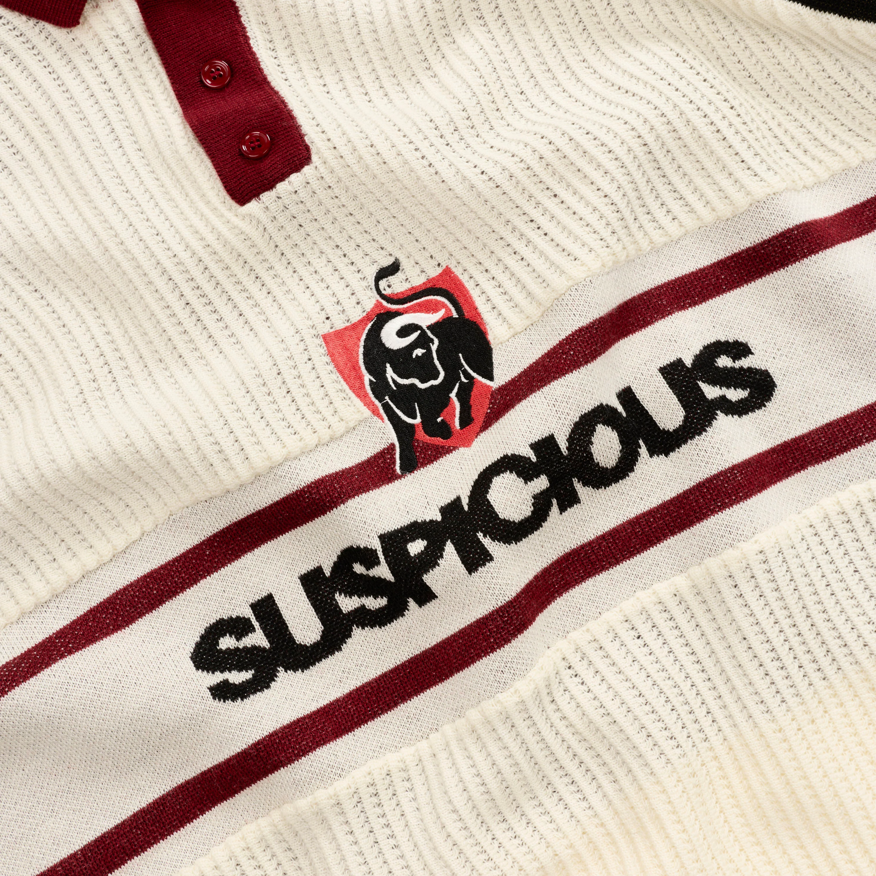 Football / Jupiler Knitted Football Longsleeve Polo - Natural - Image 5