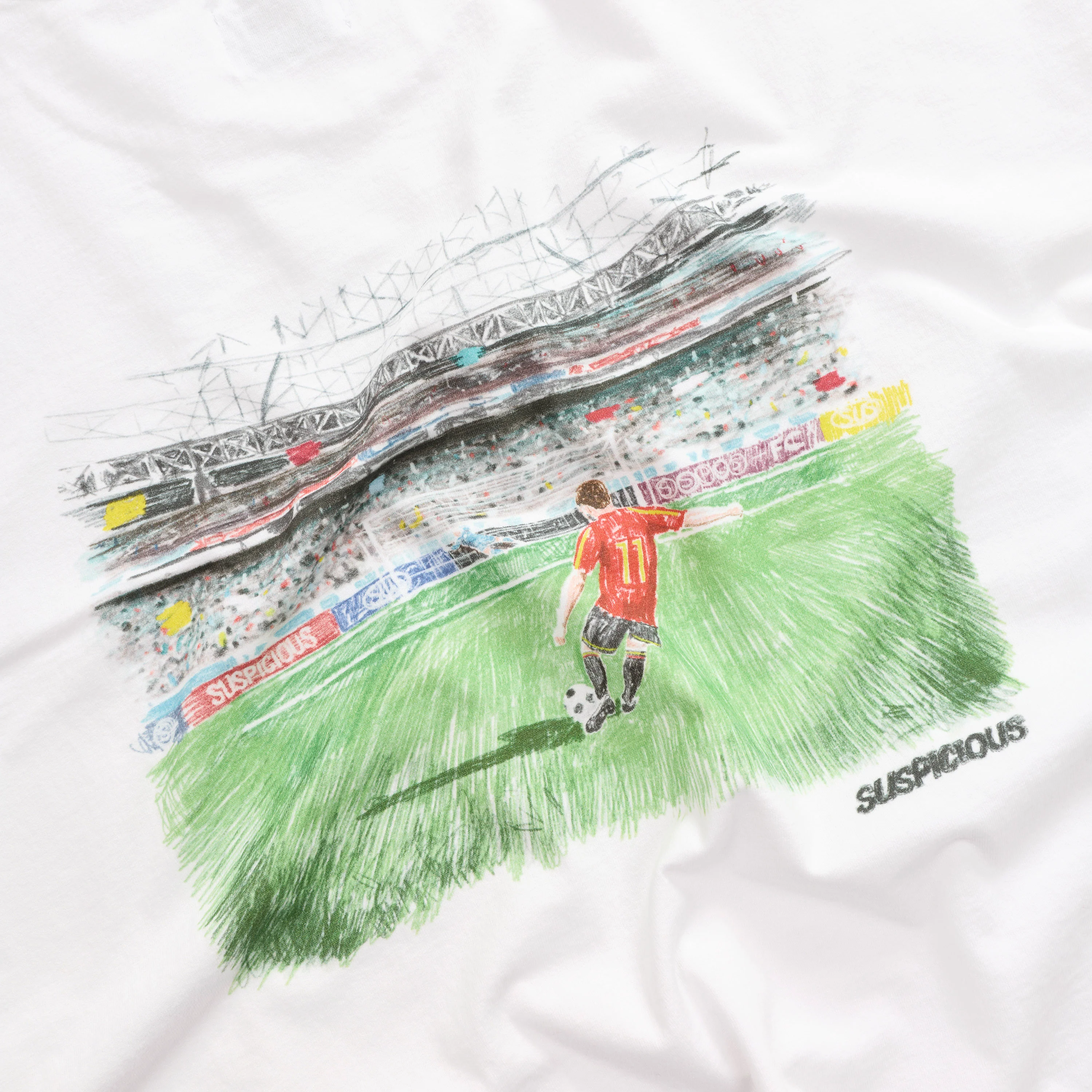 Football / On The Spot Tee - White - Image 4