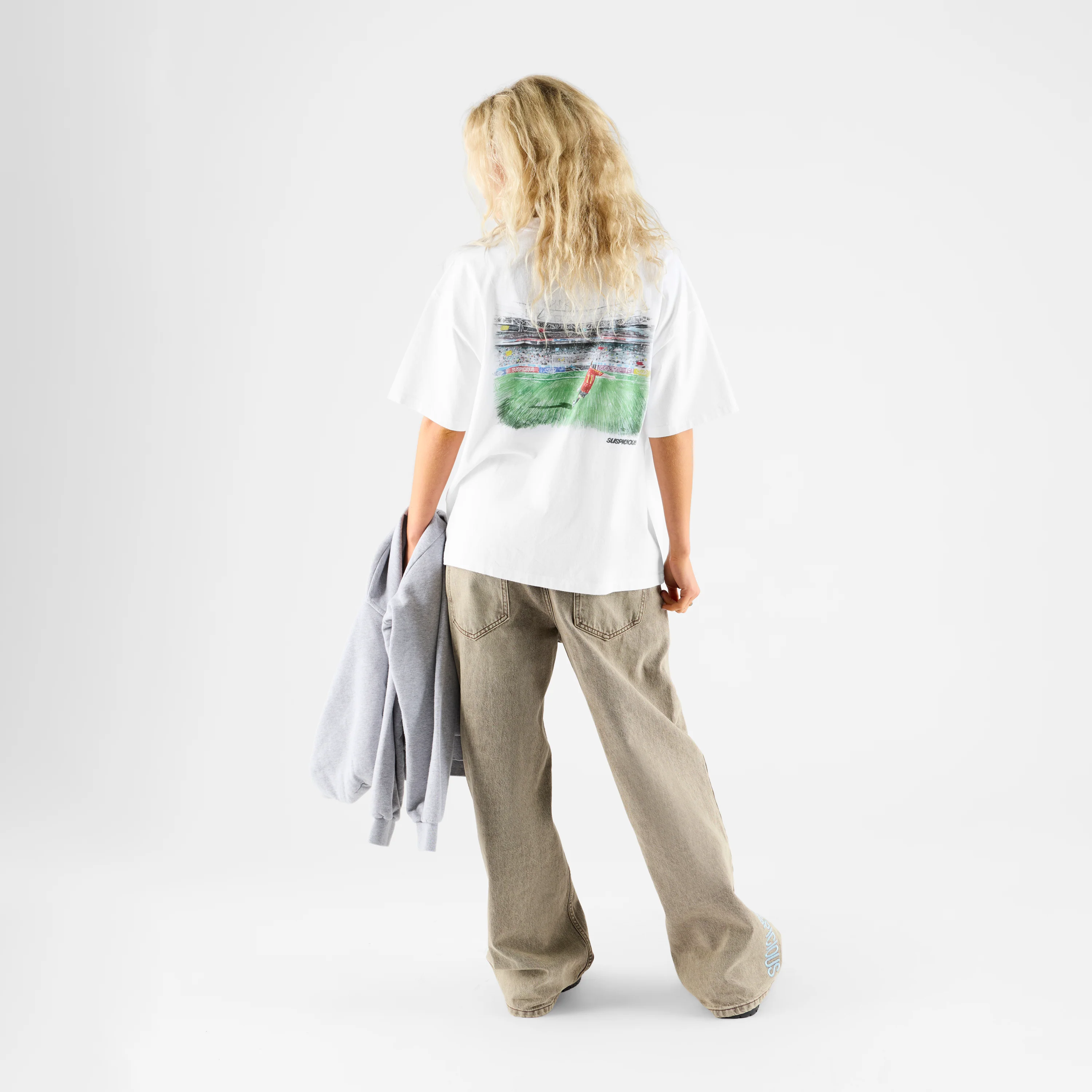 Football / On The Spot Tee - White - Image 5