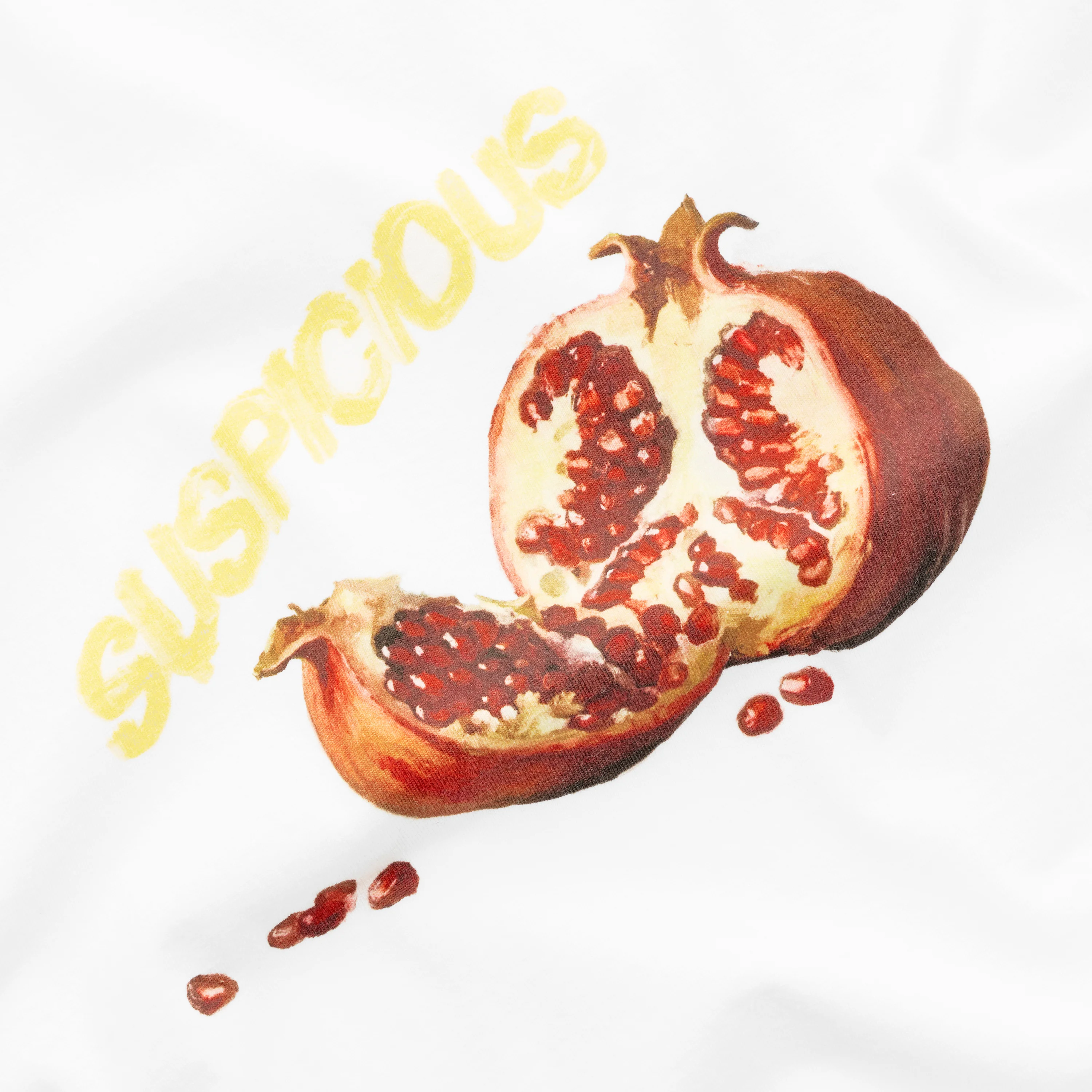 GTD / Pomegranate Tee - White - Image 5