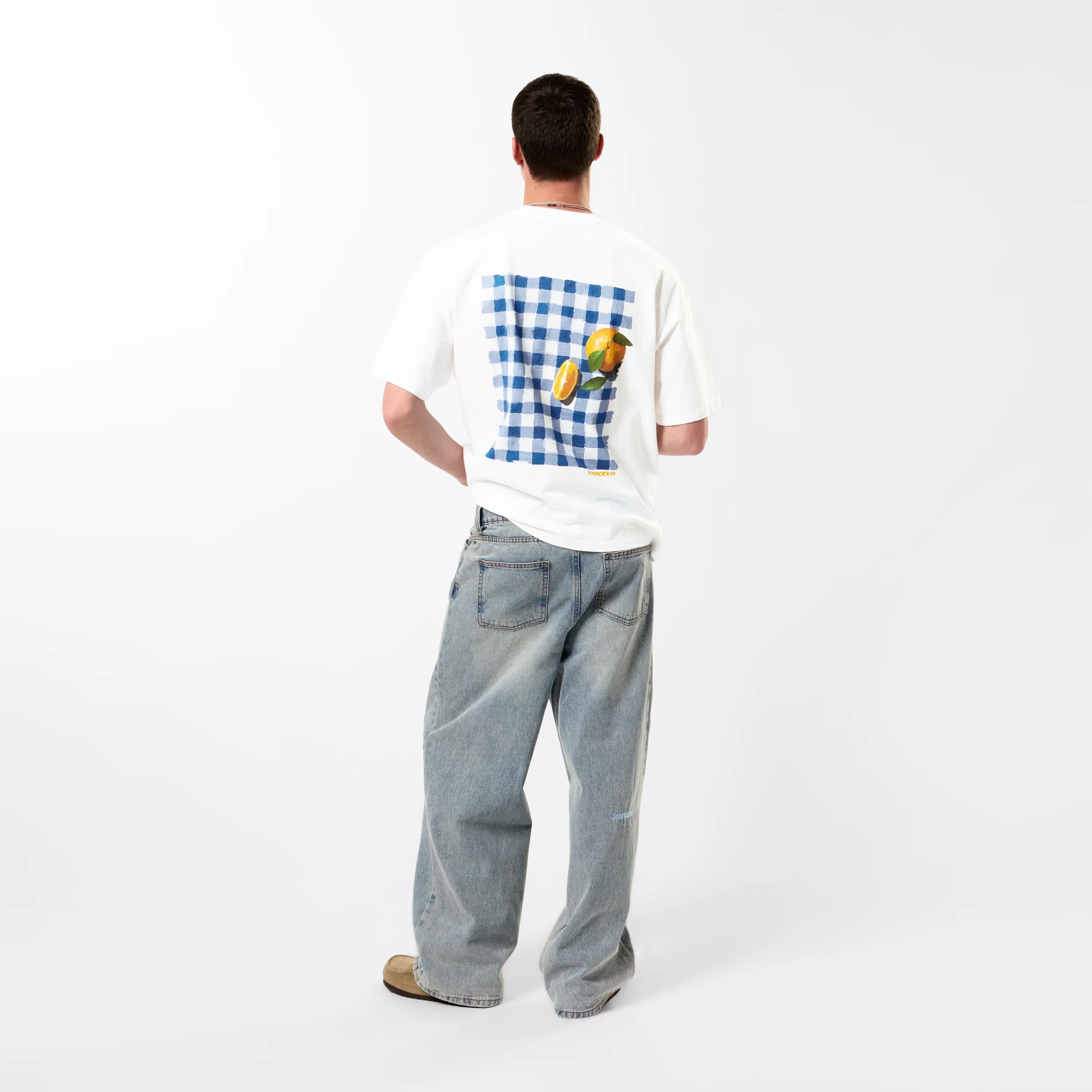 GTD / Tangerine Picnic Tee - White - Image 4