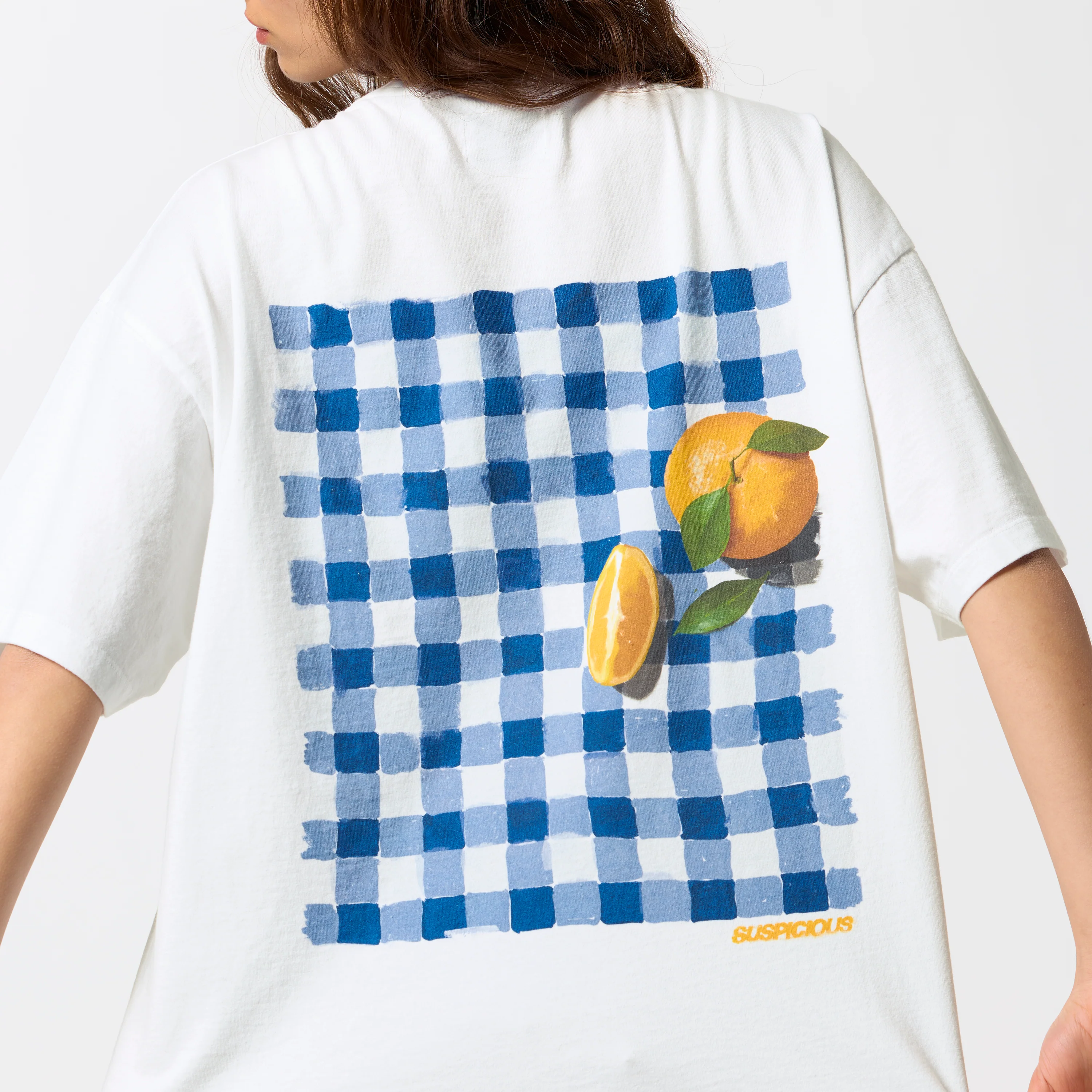 GTD / Tangerine Picnic Tee - White - Image 7