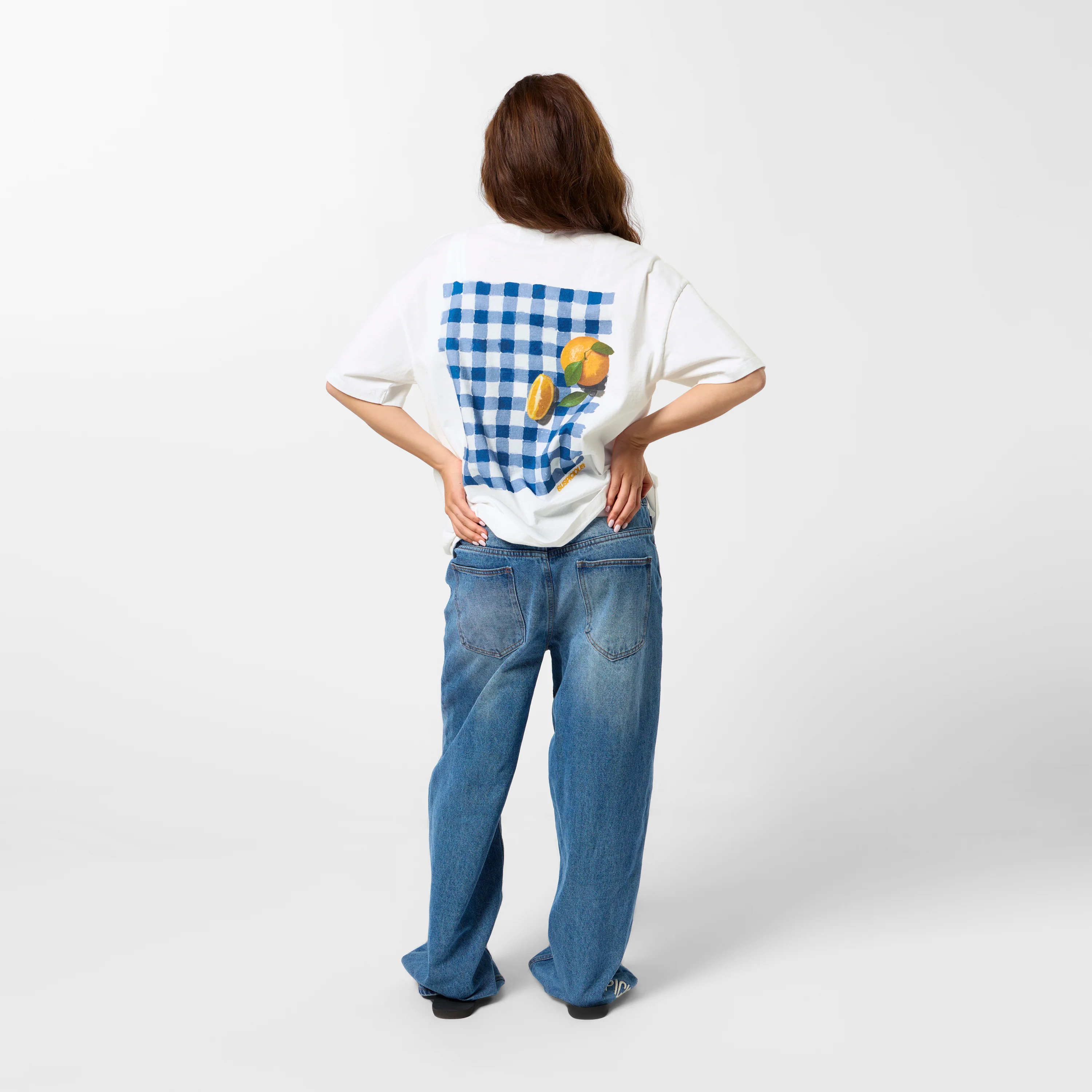 GTD / Tangerine Picnic Tee - White - Image 9