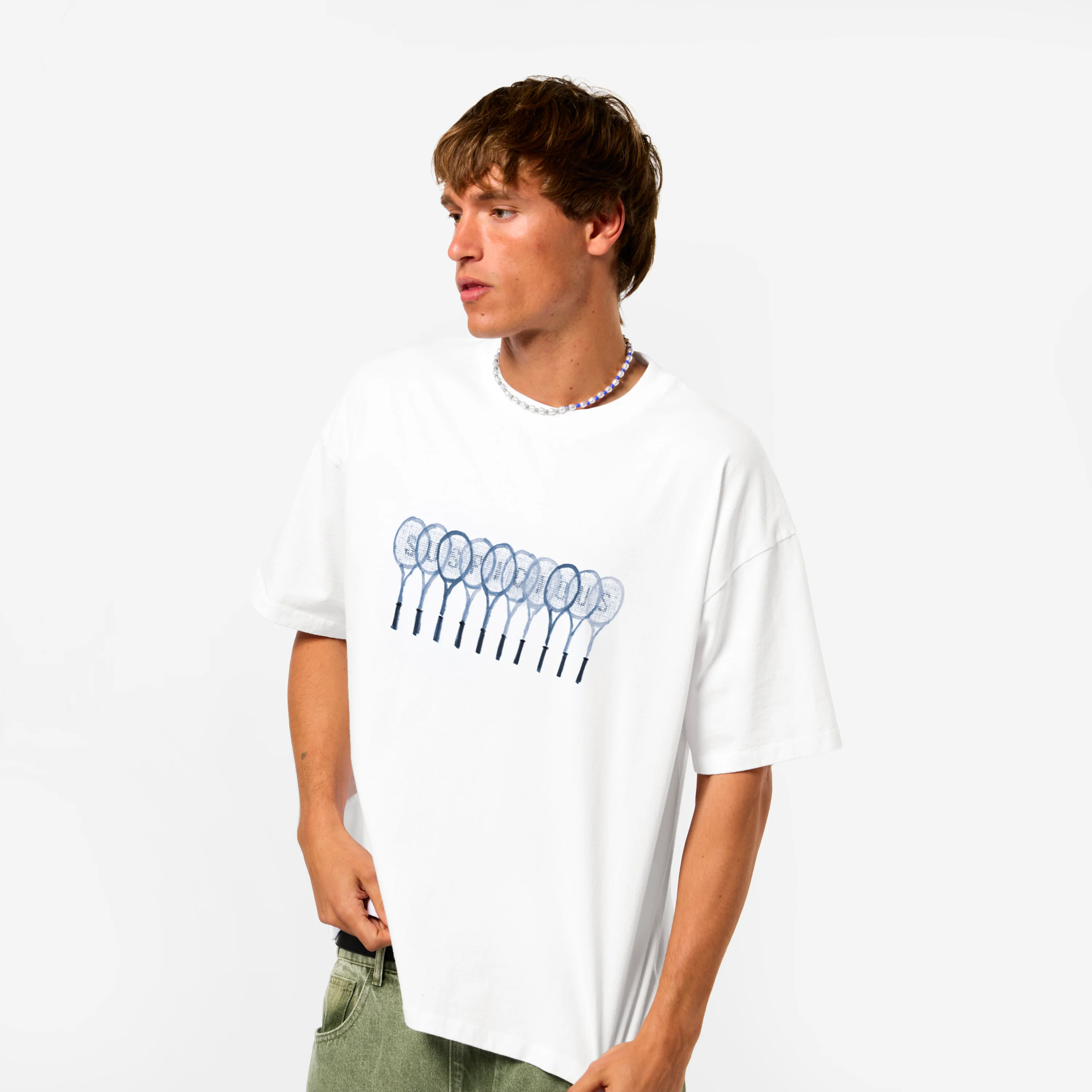 GTD / Tennis Tee - White - Image 8