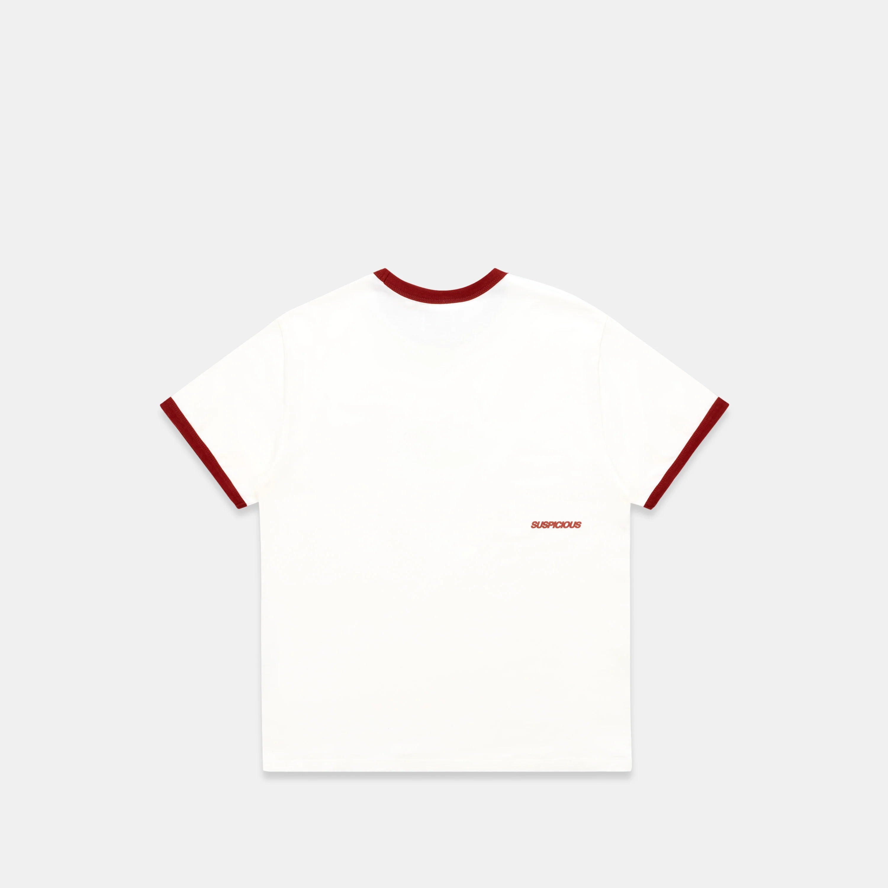Off Season / Badge Ringer Tee - Red - Image 10