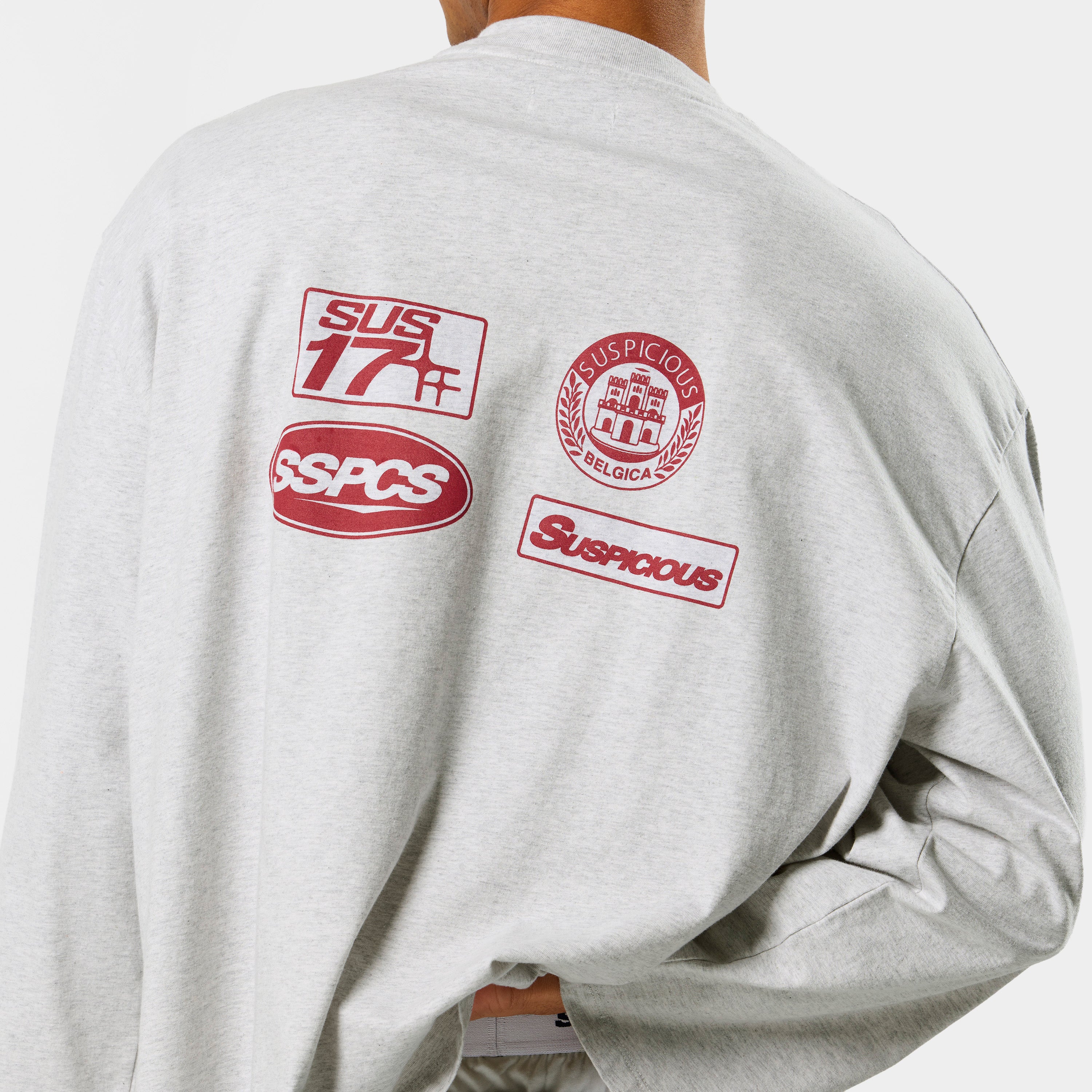 Off Season / Line Up Longsleeve - Ash - Image 2