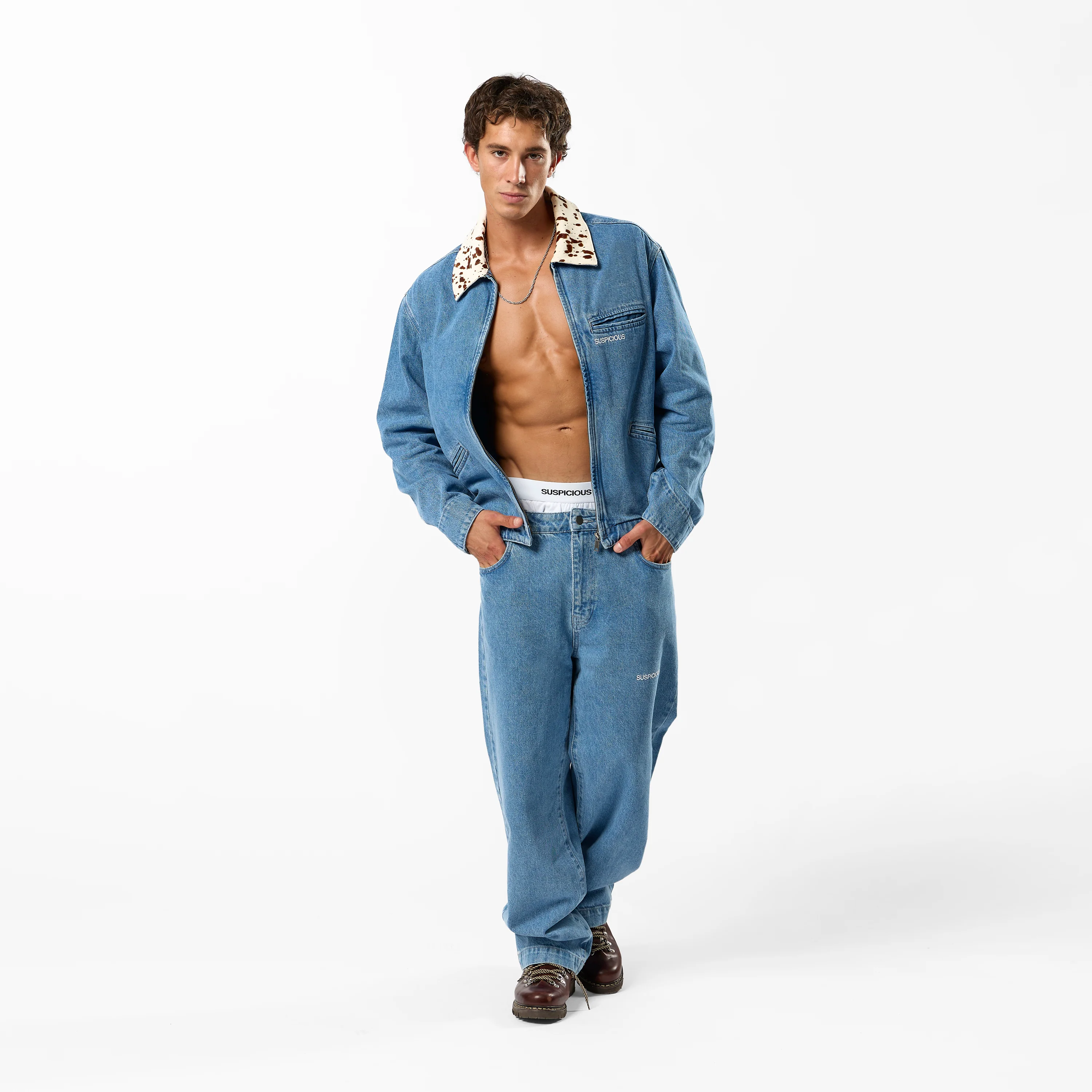 PL / Bella Wide Leg Denim - Mediterranean Blue - Image 2