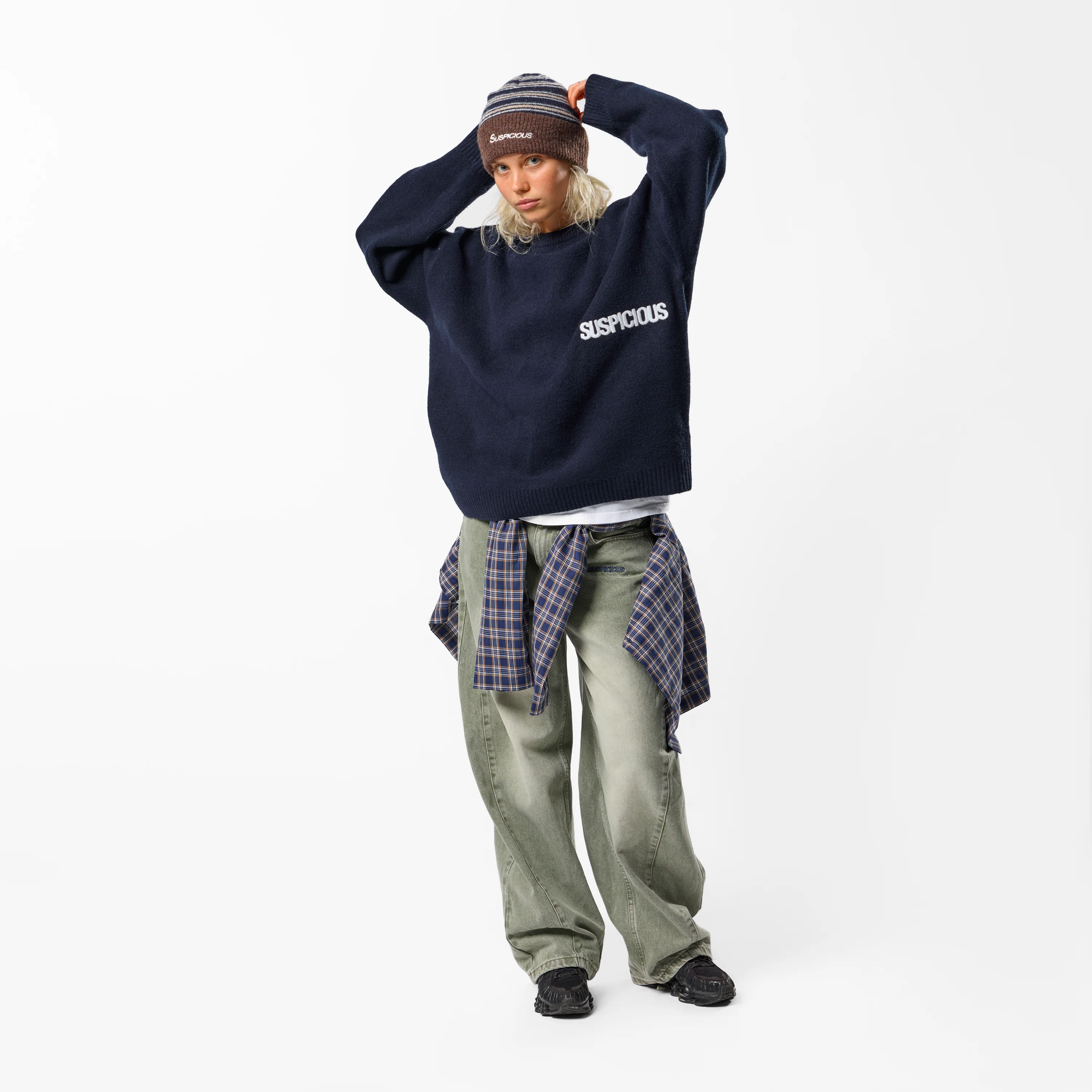 PL / Core Knitted Sweat - Navy - Image 8