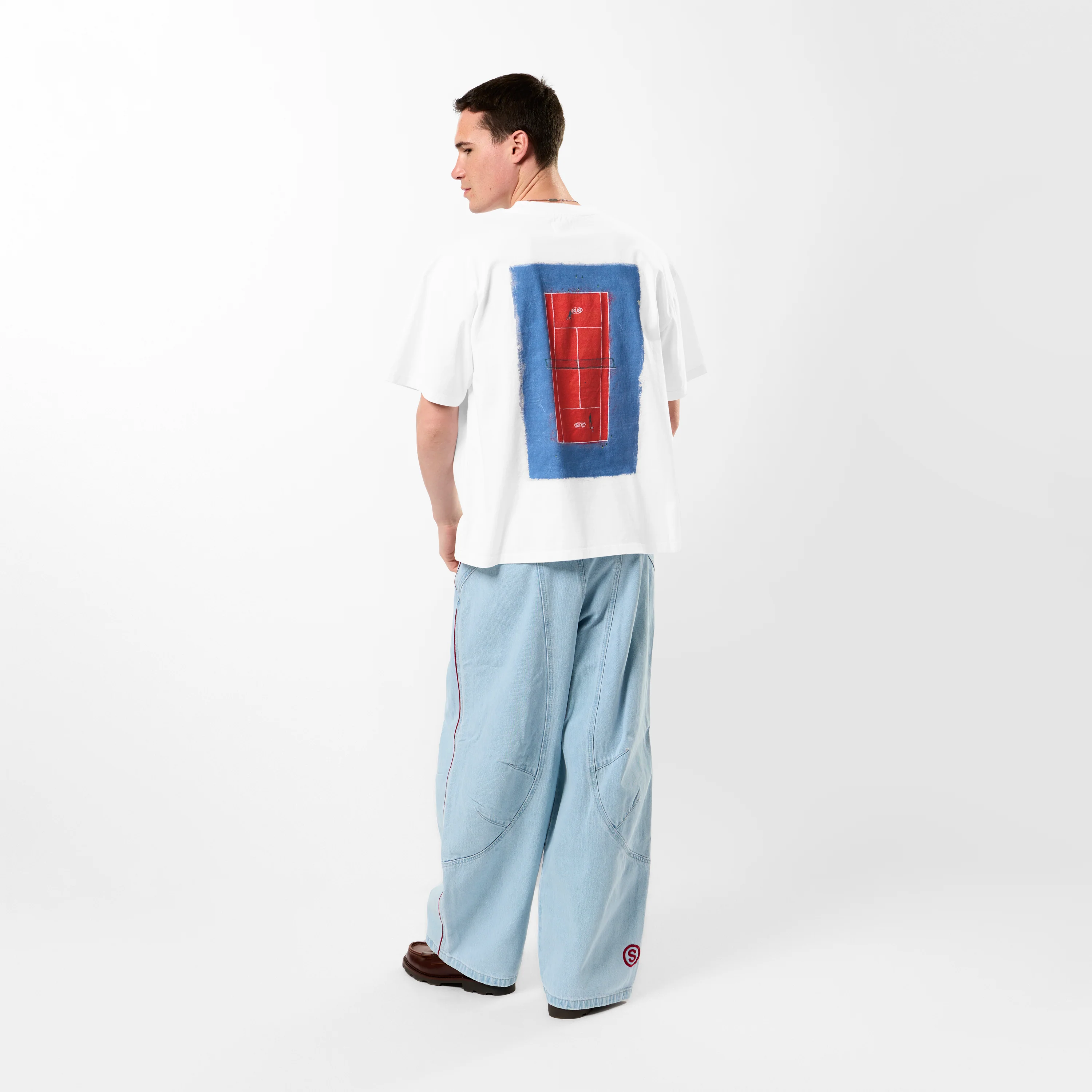 PL / Court Vision Tee - White - Image 4