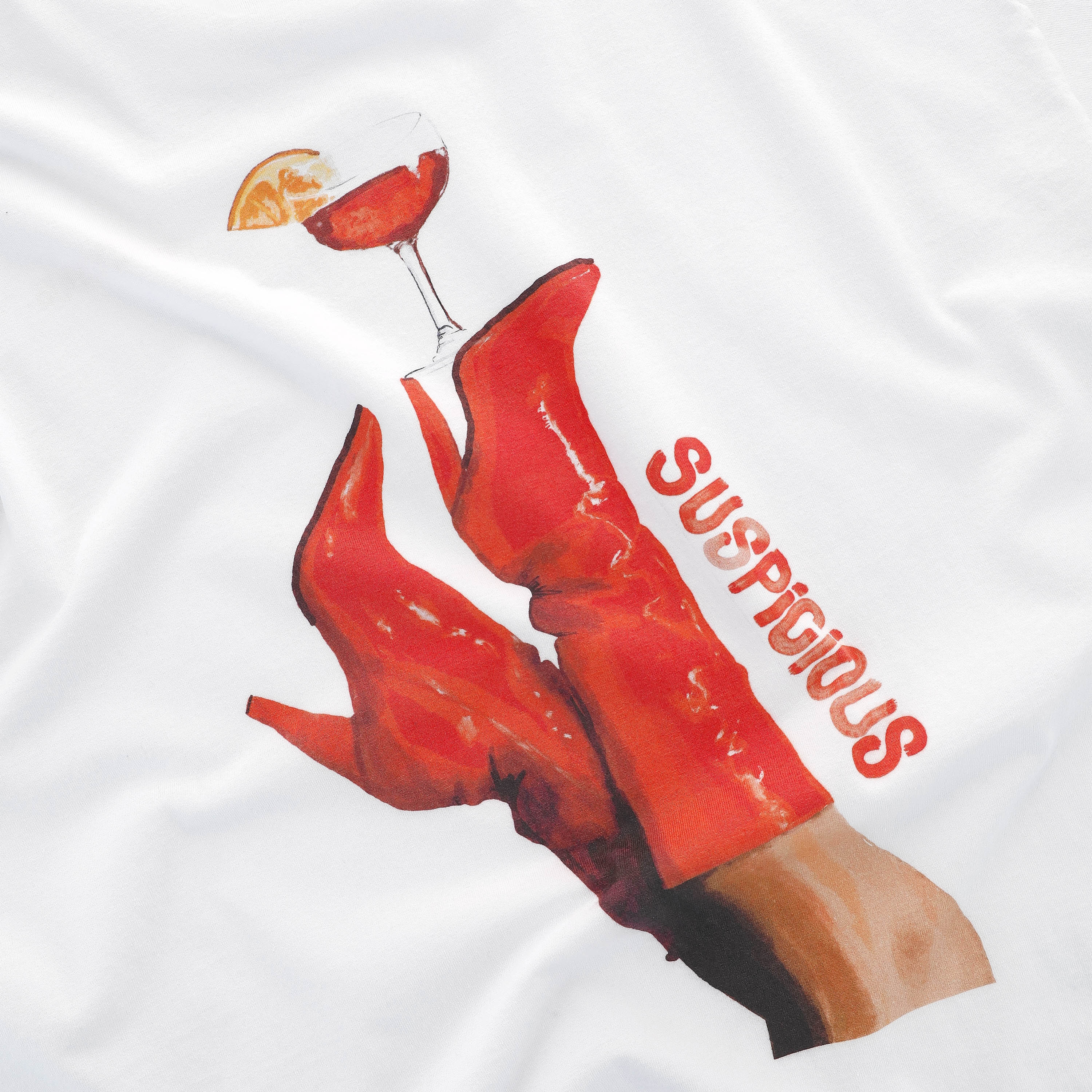 PL / Dirty Heels Tee - White - Image 5