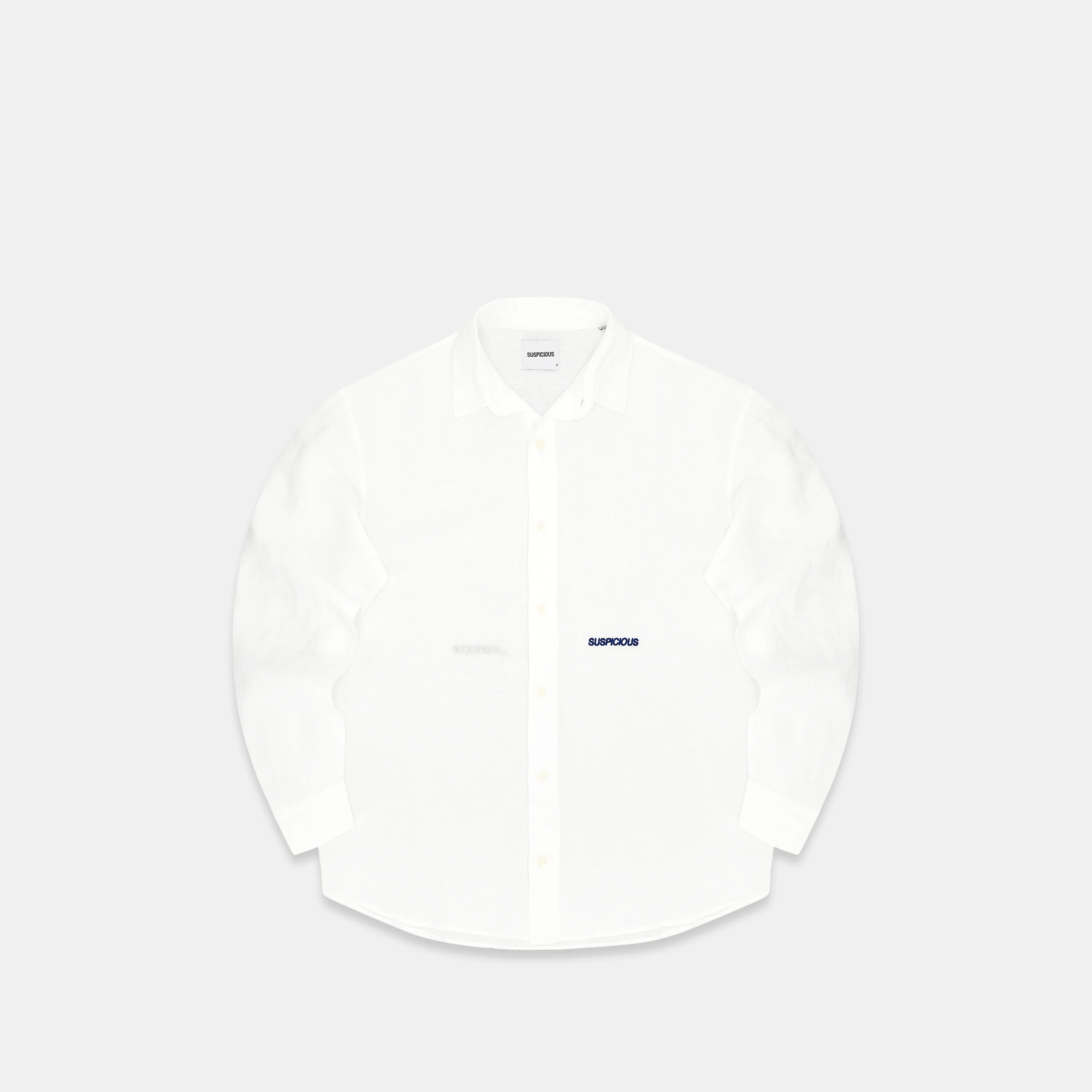 PL / Essentials Linen Longsleeve Shirt - White