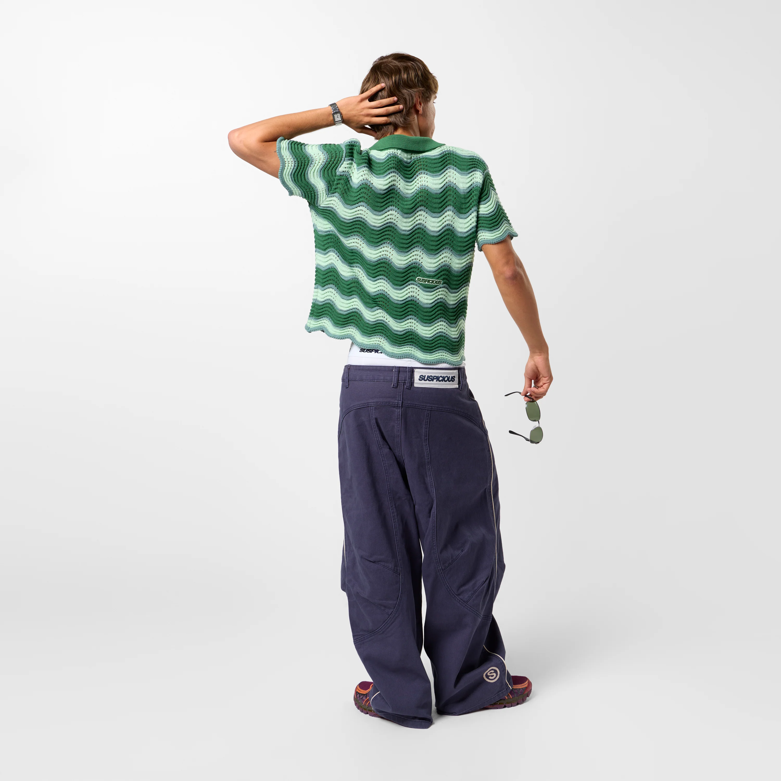 PL / Essentials Wavy Polo - Green - Image 4