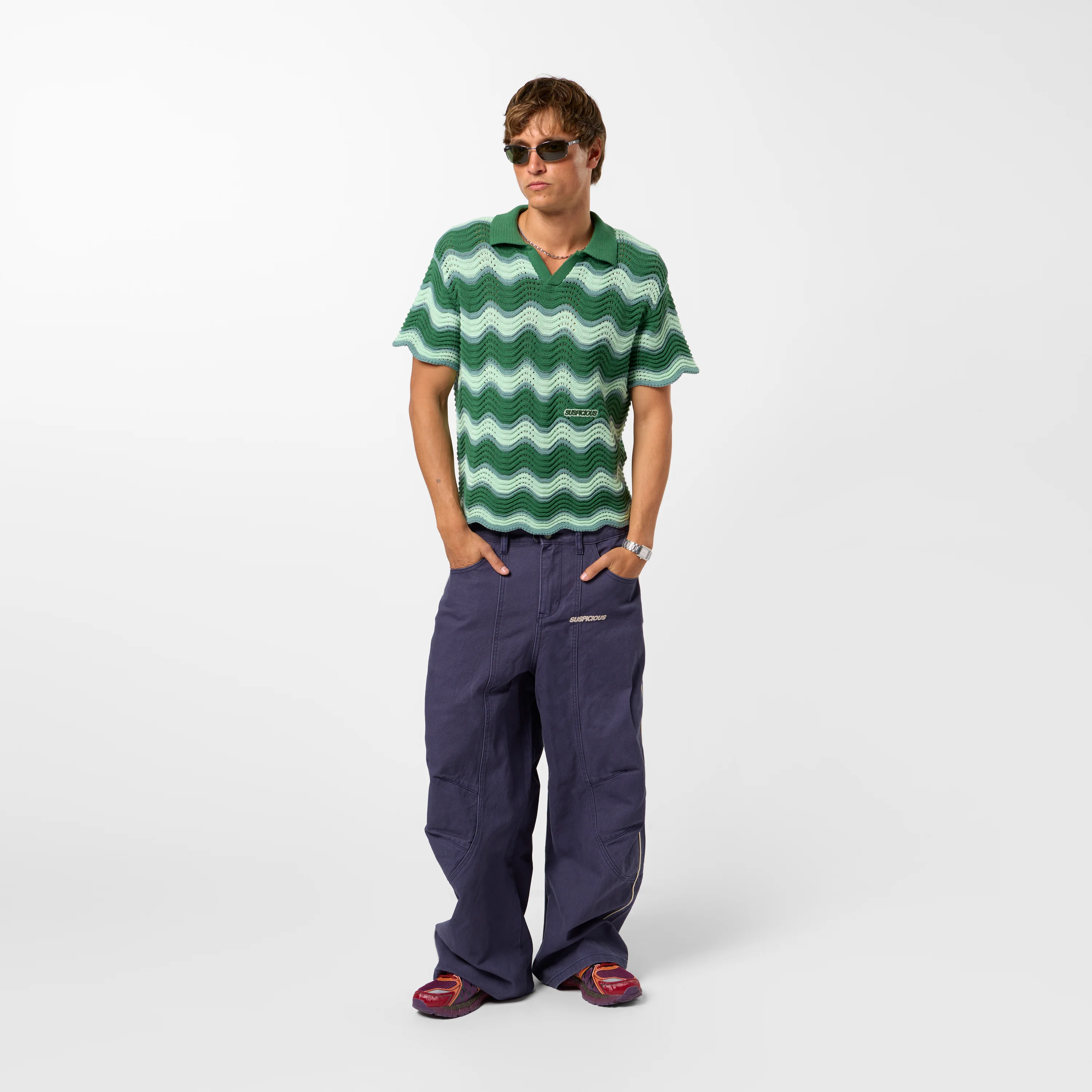 PL / Essentials Wavy Polo - Green - Image 7