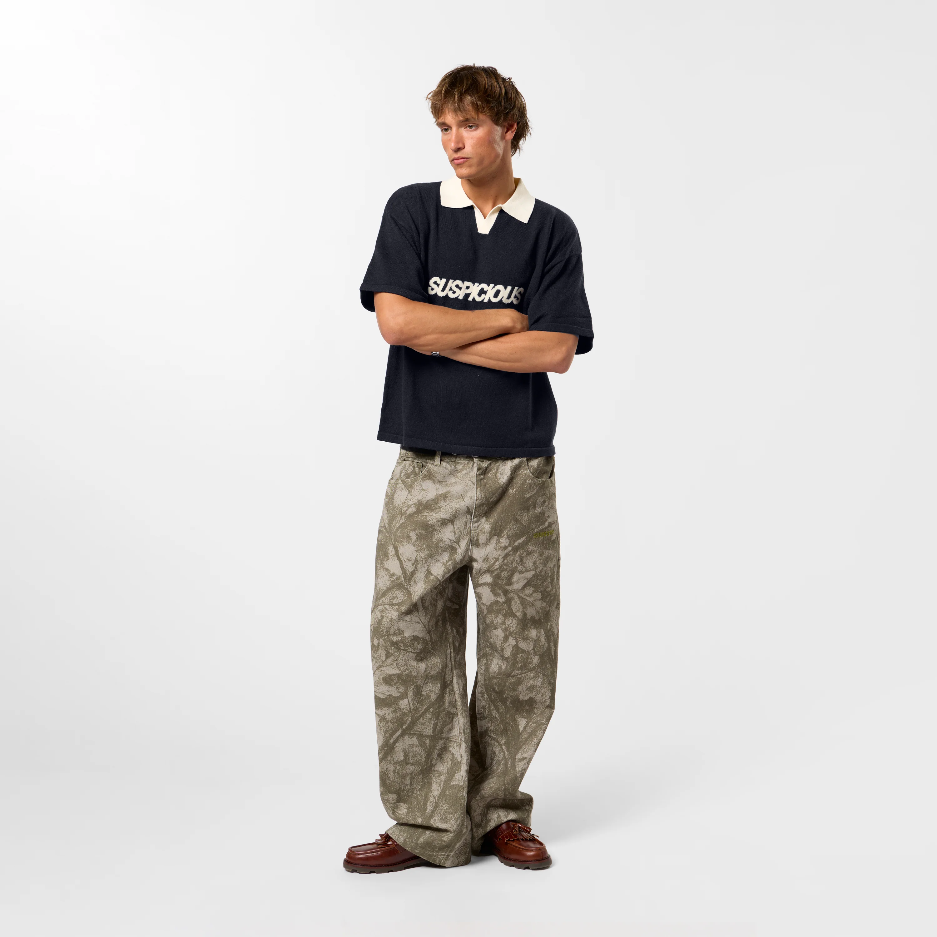 PL / Icon Knitted Polo - Nightfall - Image 3