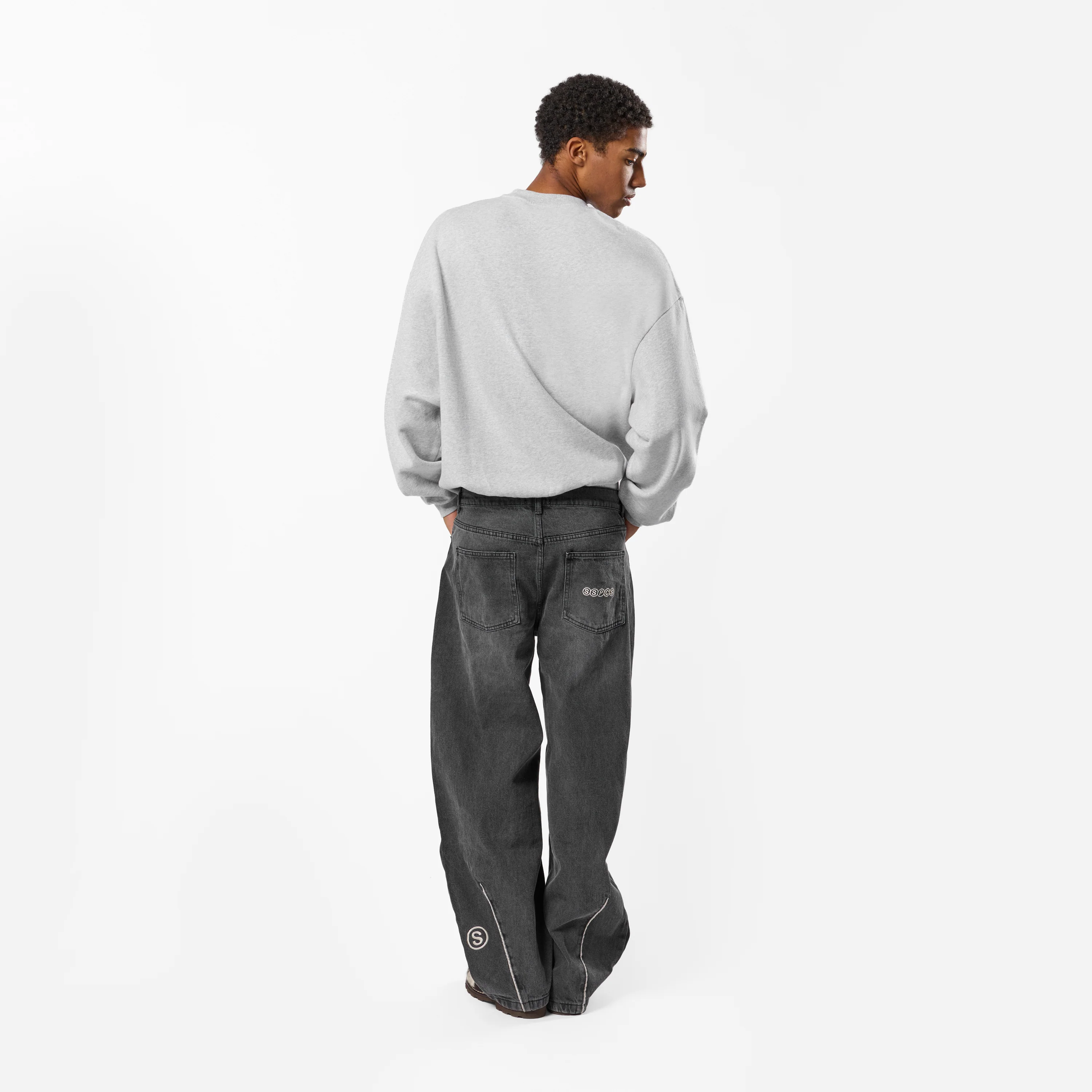 PL / Slanted Crewneck - Neutral Heather - Image 6